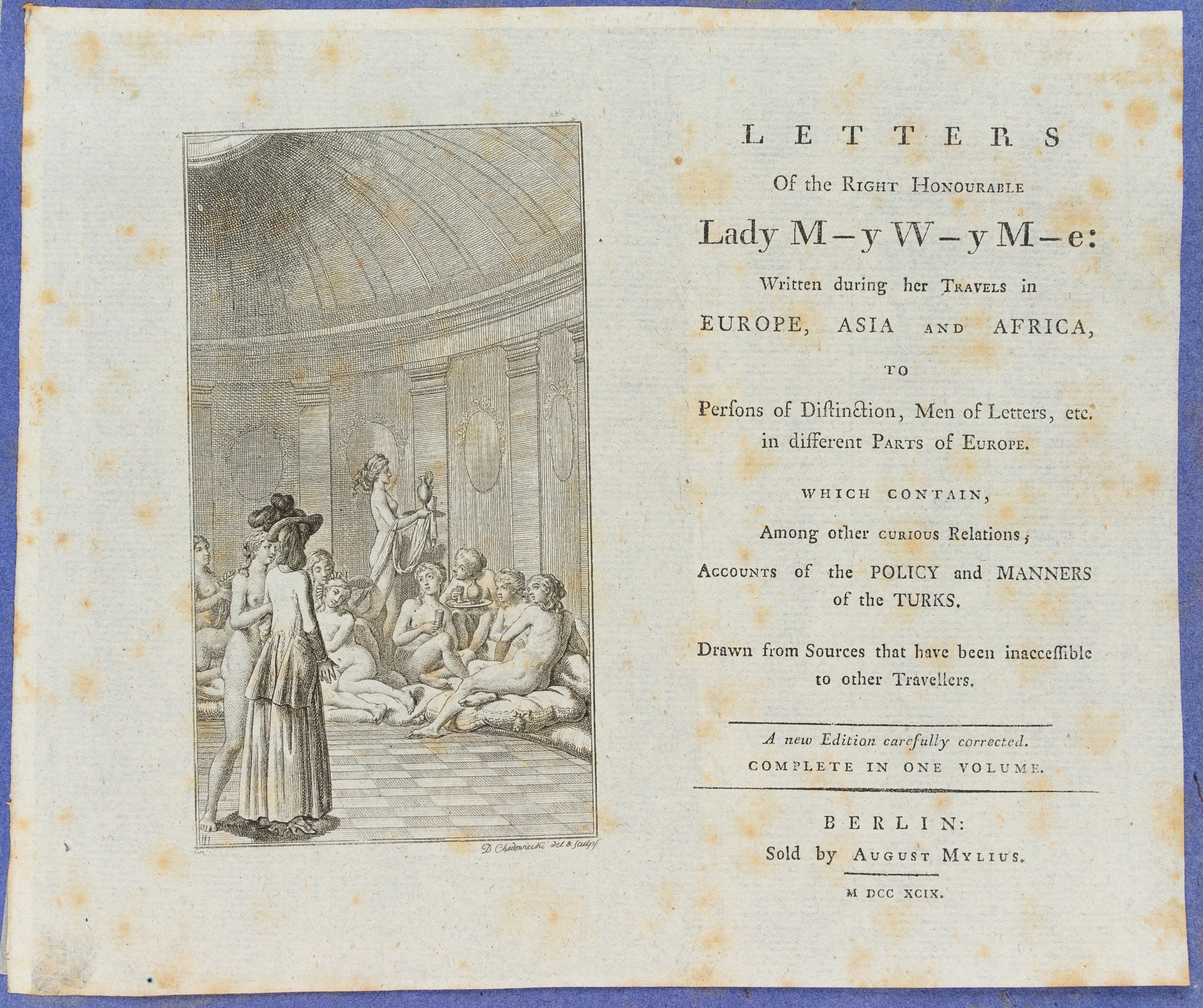 Lady Montague im Frauenbad zu Sofia