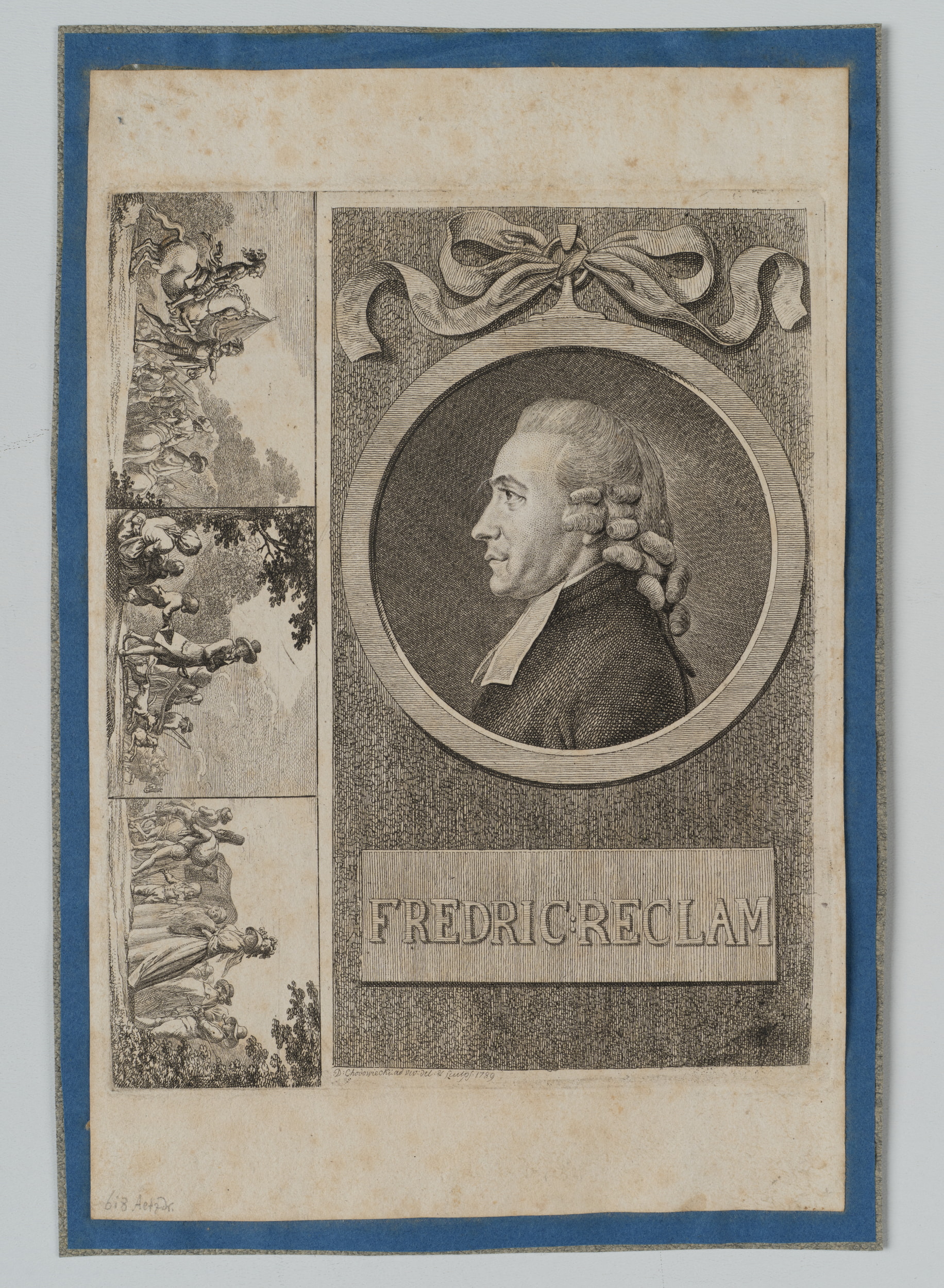 Portrait des Predigers Friedrich Reclam