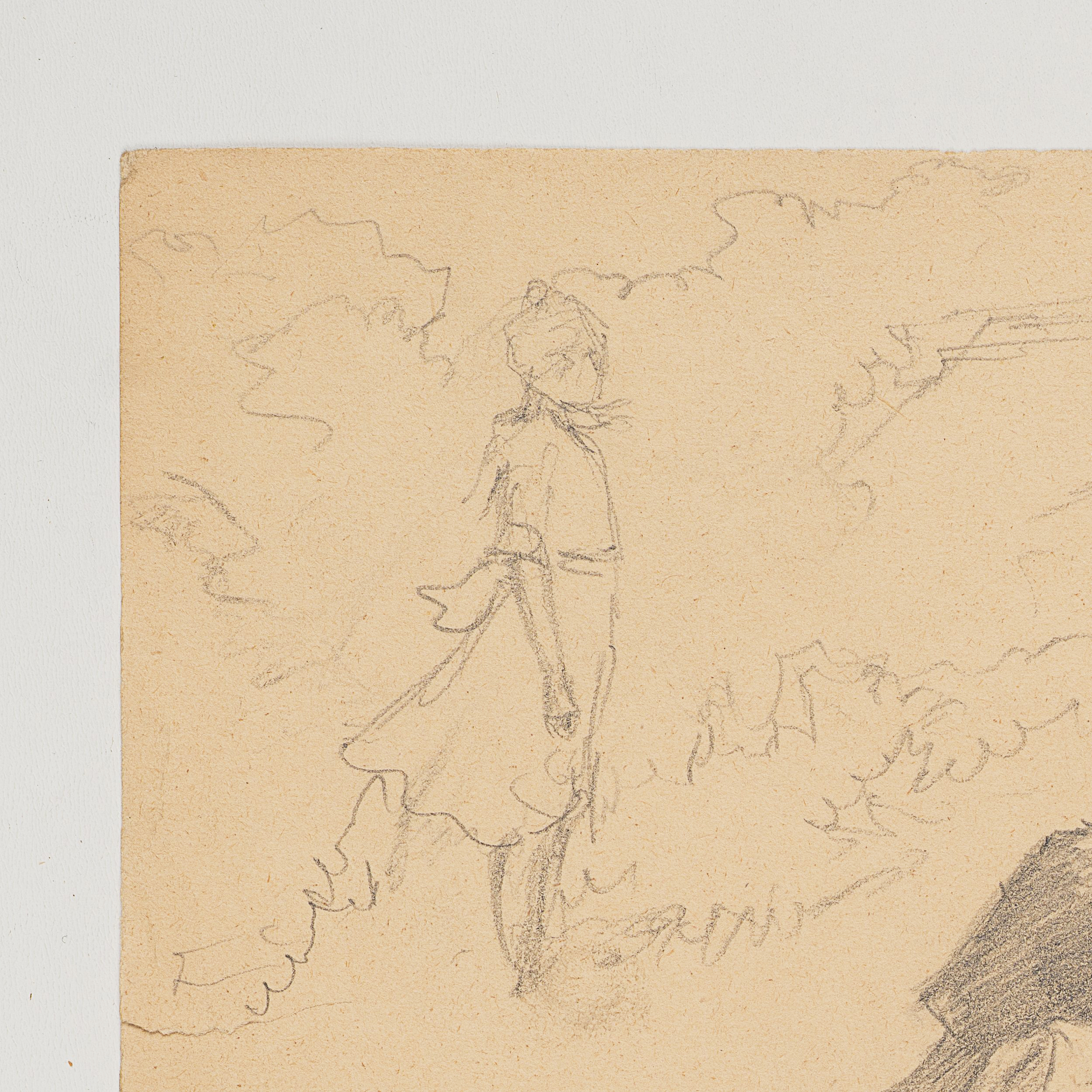 Figuren im Freien - Studie