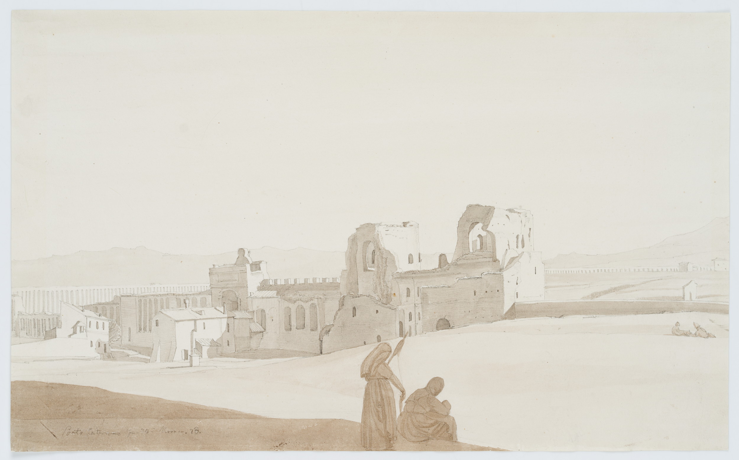 Ruinen der Porta San Giovanni in Rom