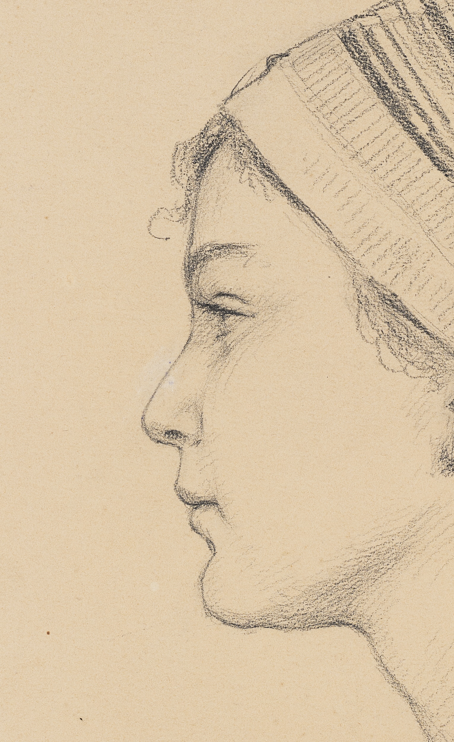 Mädchenportrait. Tochter des Malers