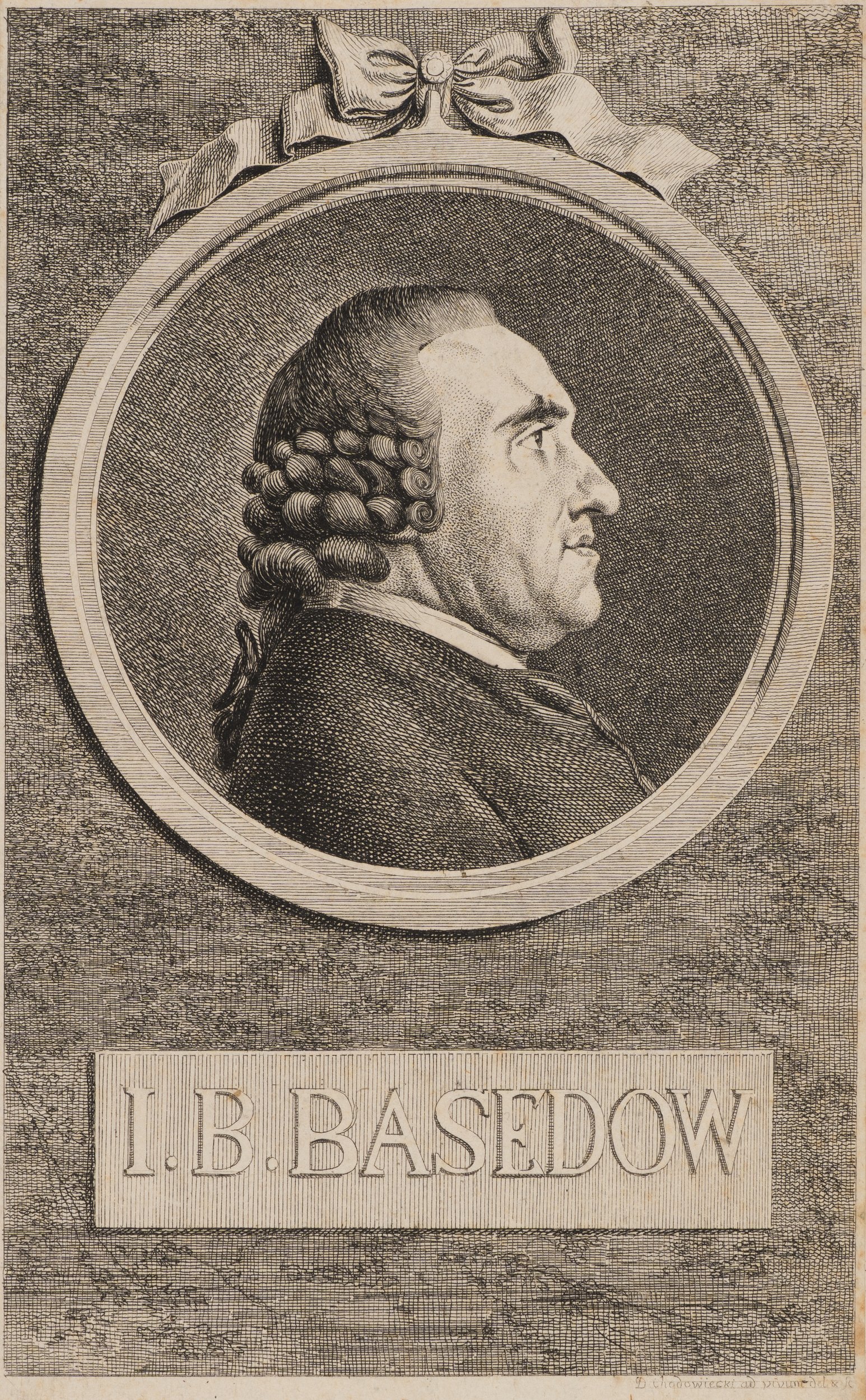 Porträt von Johann Bernhard Basedow