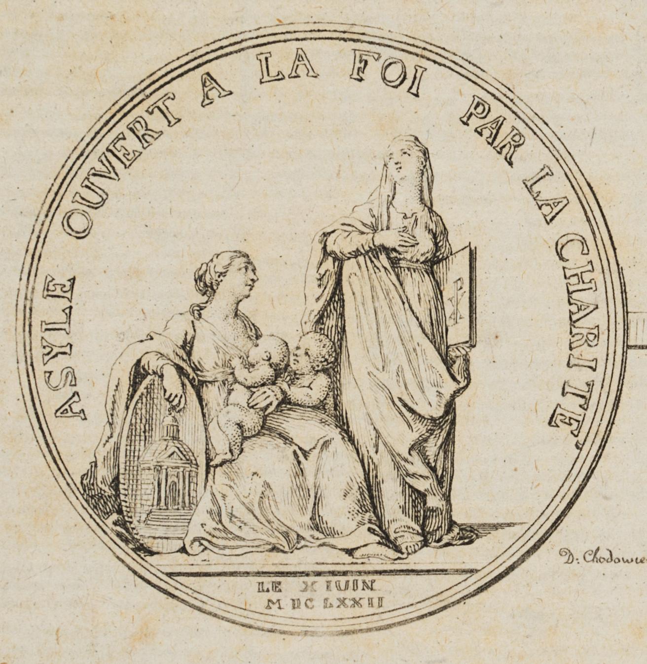 Medaille auf das Jubiläum der französischen Kirche zu Berlin