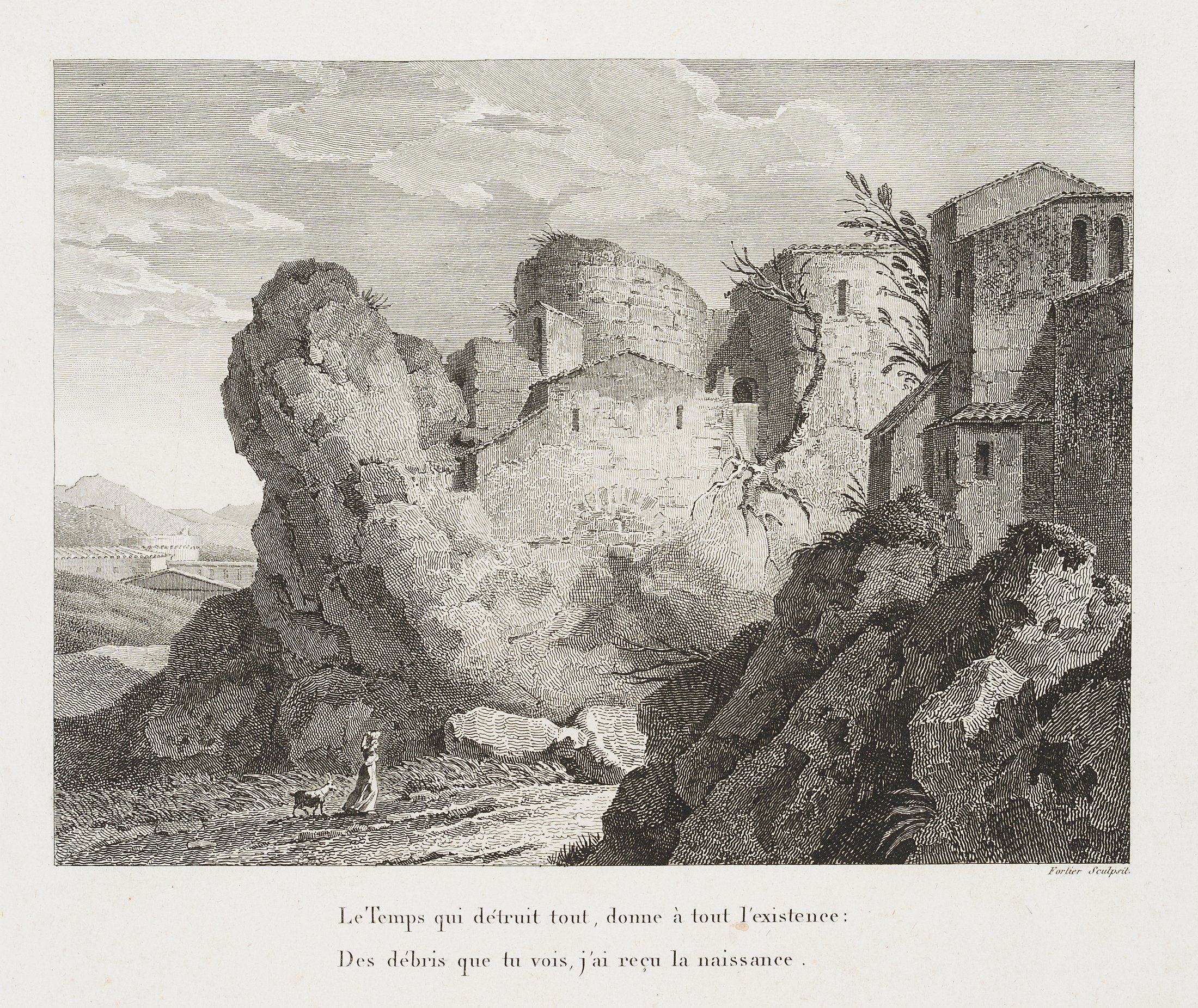 Vexierbild: Felsenlandschaft und Kopf