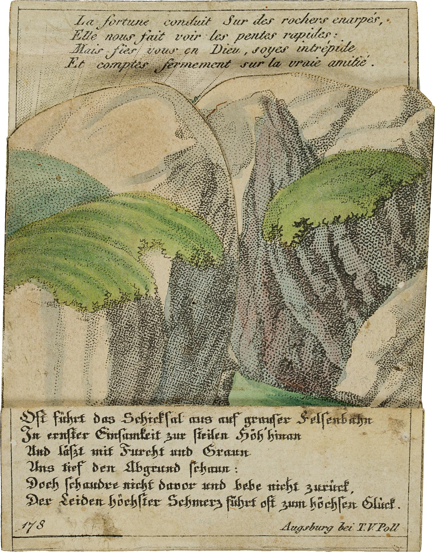 Billet mit Schiebemechanismus