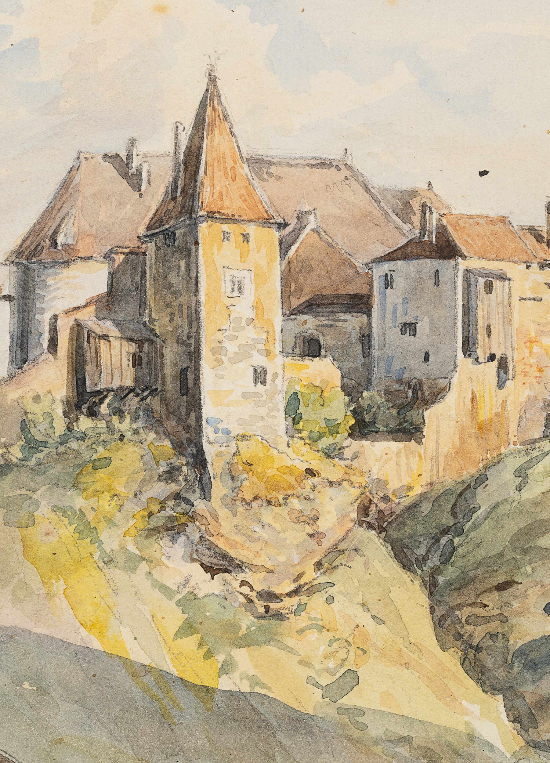 Benfiziatenturm und Hedwigskapelle Burghausen