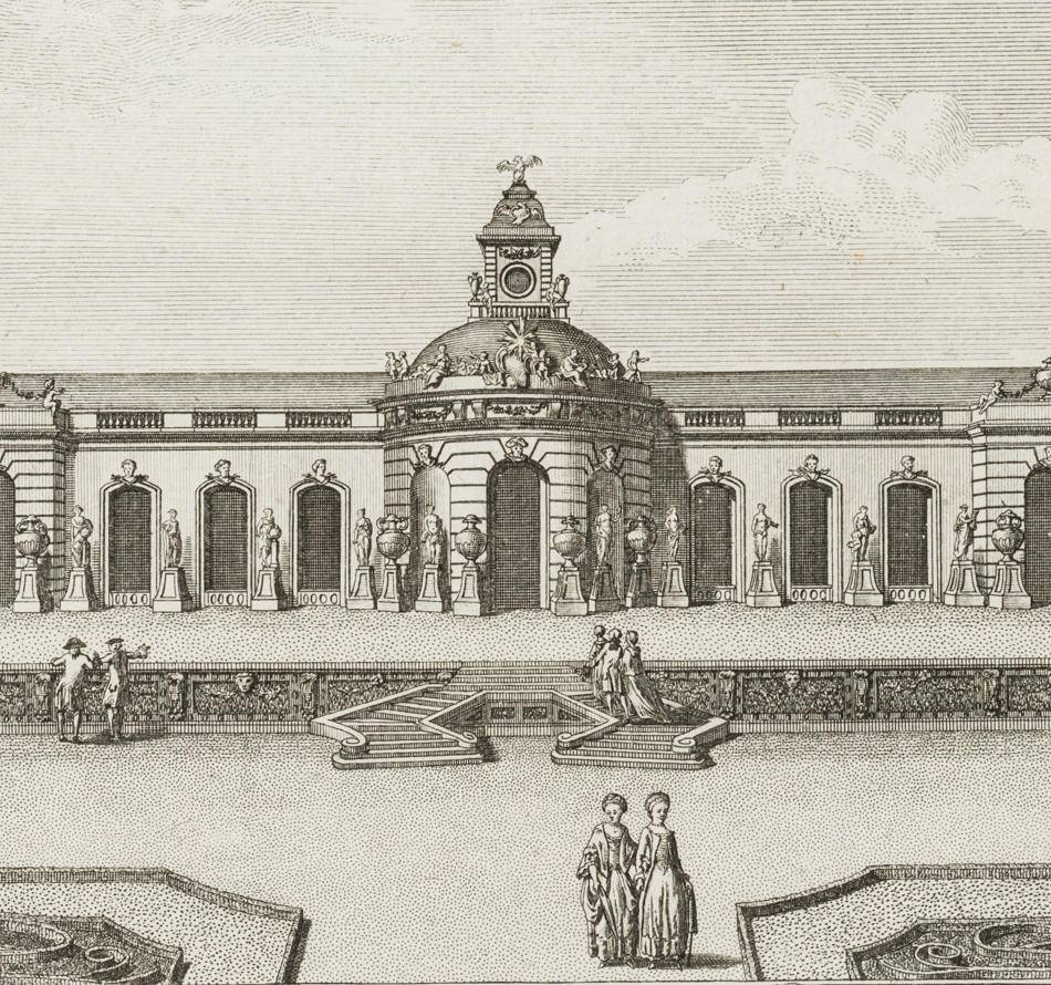 Ansicht der Bildergalerie im Park von Sanssouci bei Potsdam
