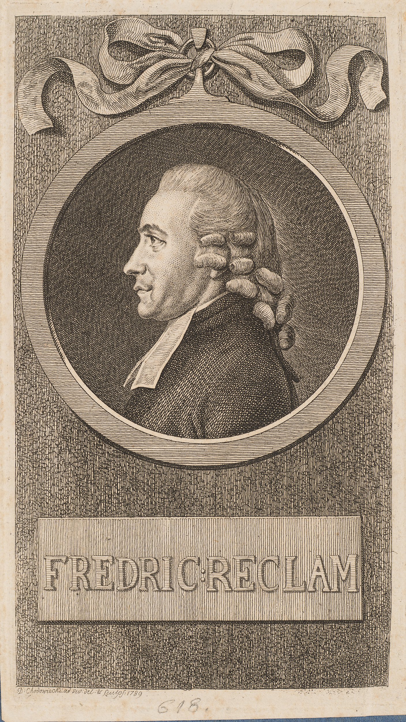 Porträt des Predigers Friedrich Reclam