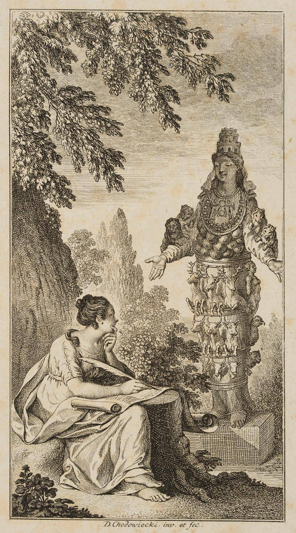 Diana von Ephesus mit der Geschichte & Mensch in Tiergruppe
