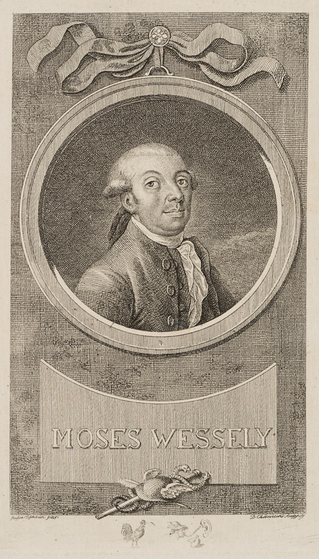 Portrait von Moses Wessely