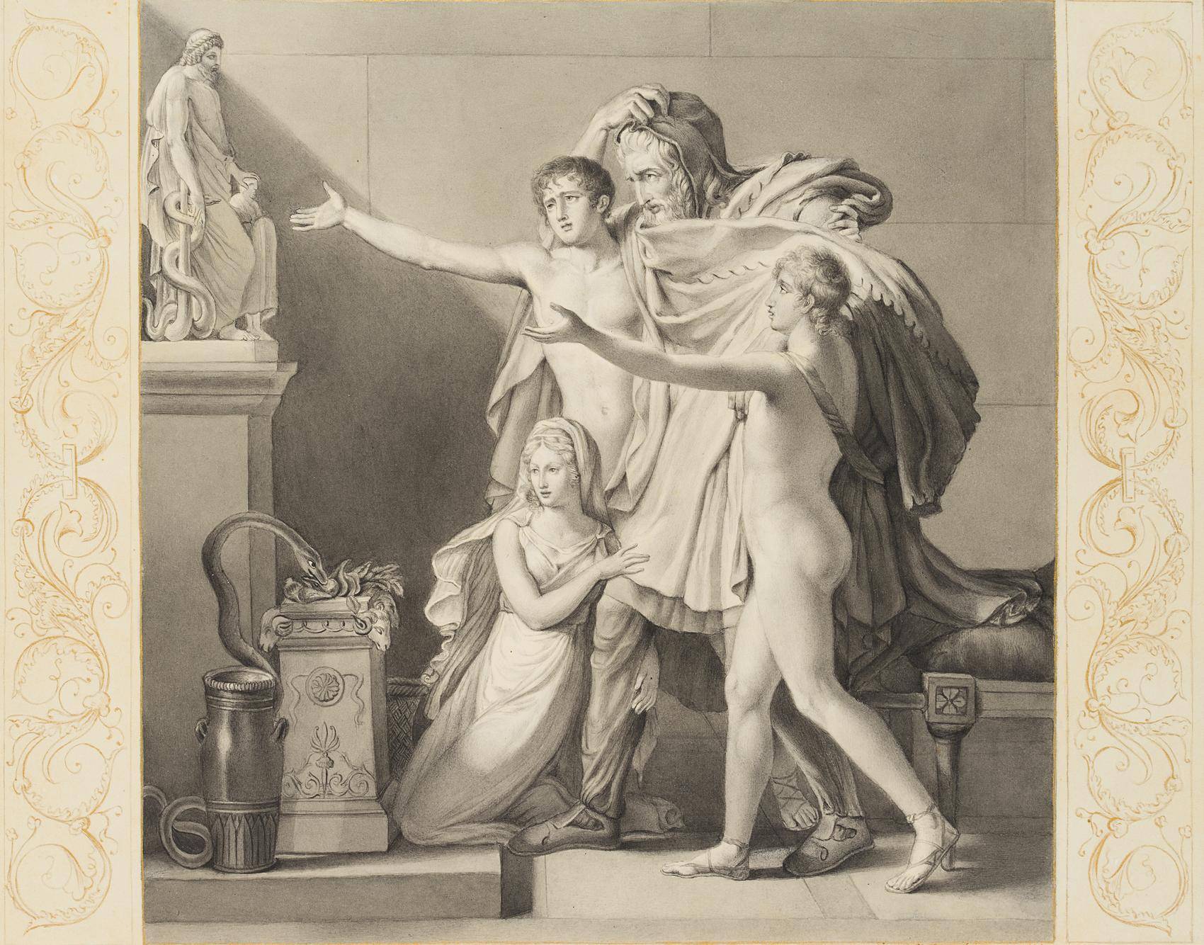 nach Pierre Narcisse Guérin (1774-1833), L'Offrande à Esculape