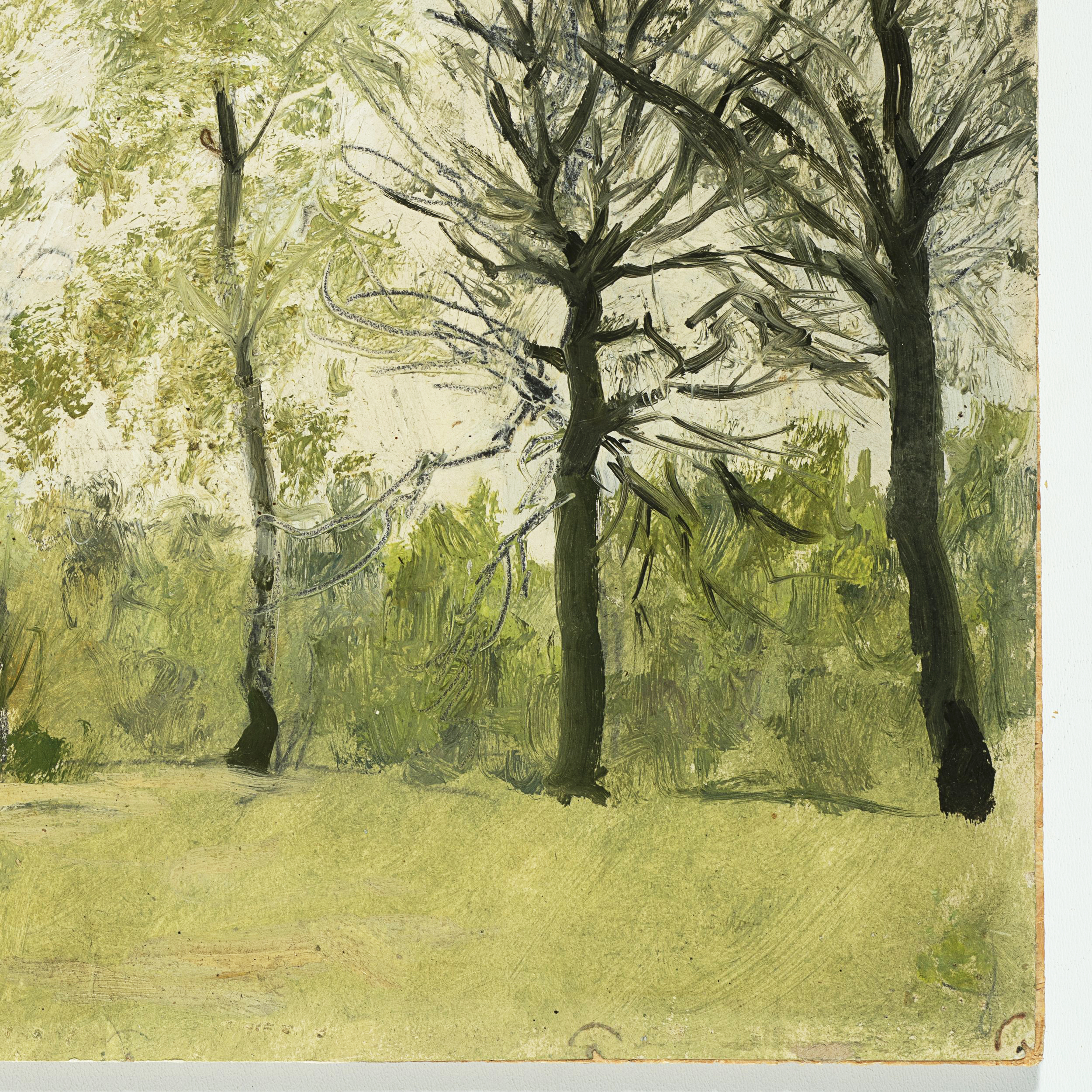 Baumlandschaft im Frühling