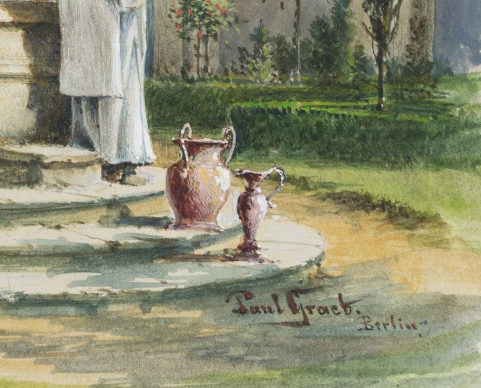 Mönch am Brunnen
