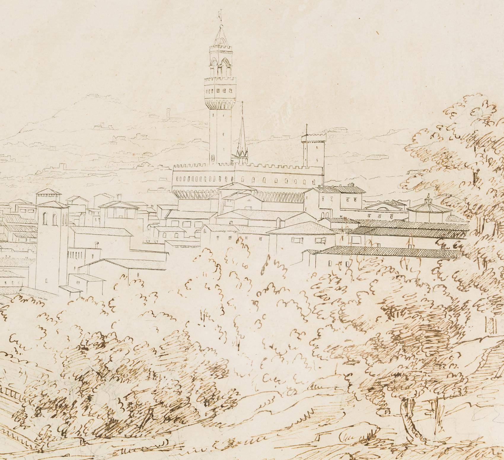 Blick auf Florenz vom Boboli-Garten aus