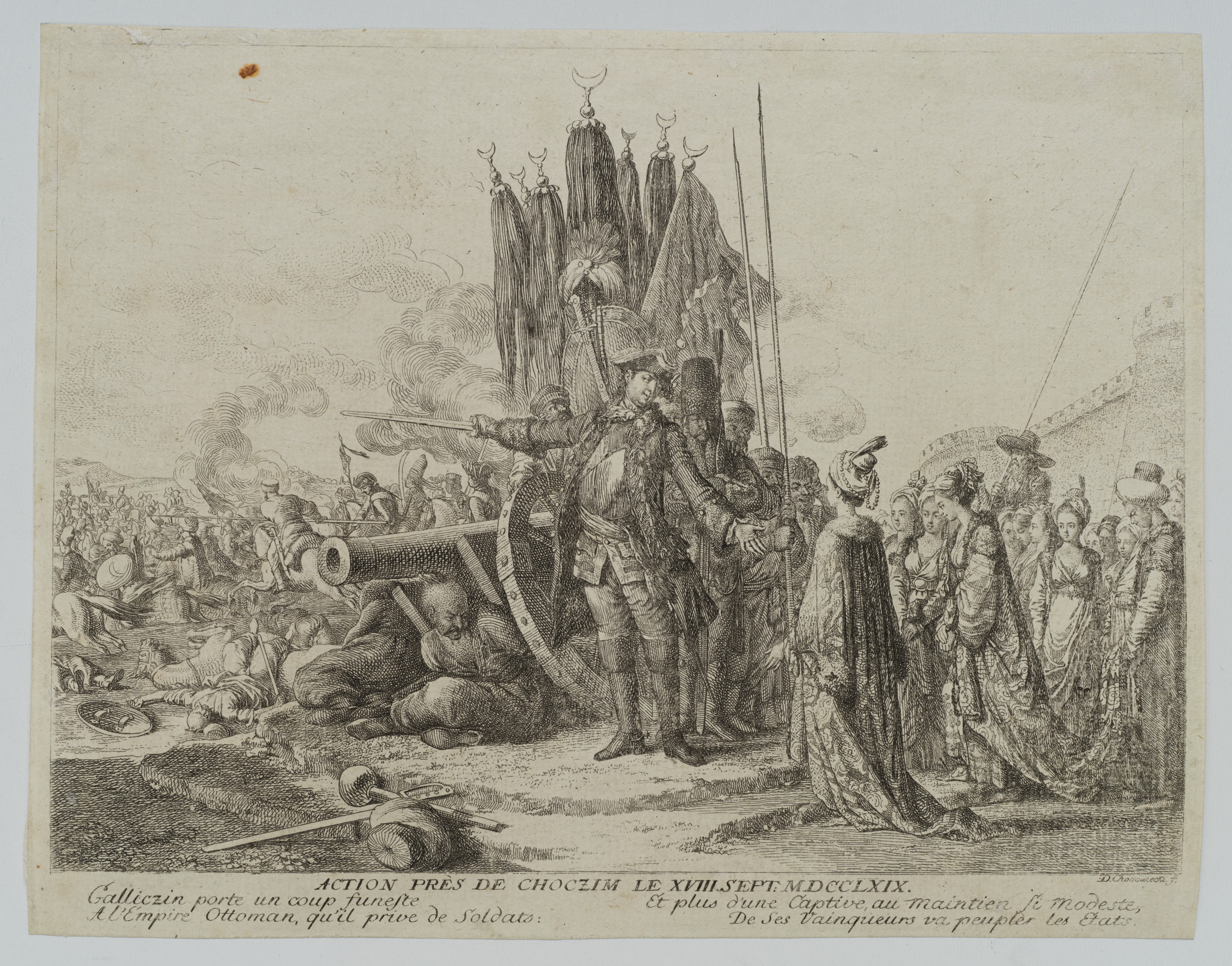 Action près de Choczim le 18. Sept. 1769
