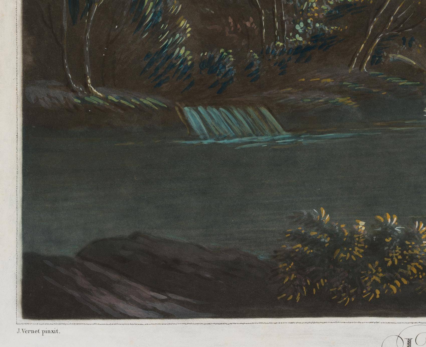 nach Claude Joseph Vernet: Fischer bei Mondschein