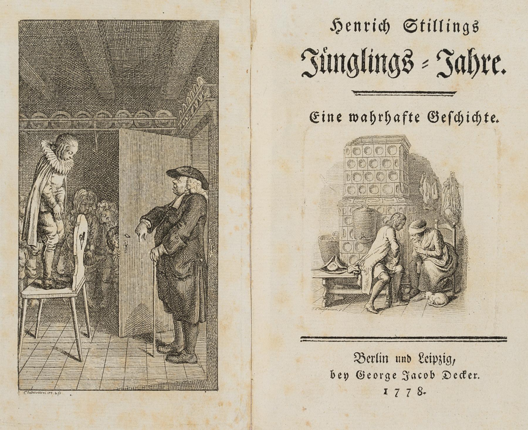 Titelkupfer und -vignette zu Jung-Stilling