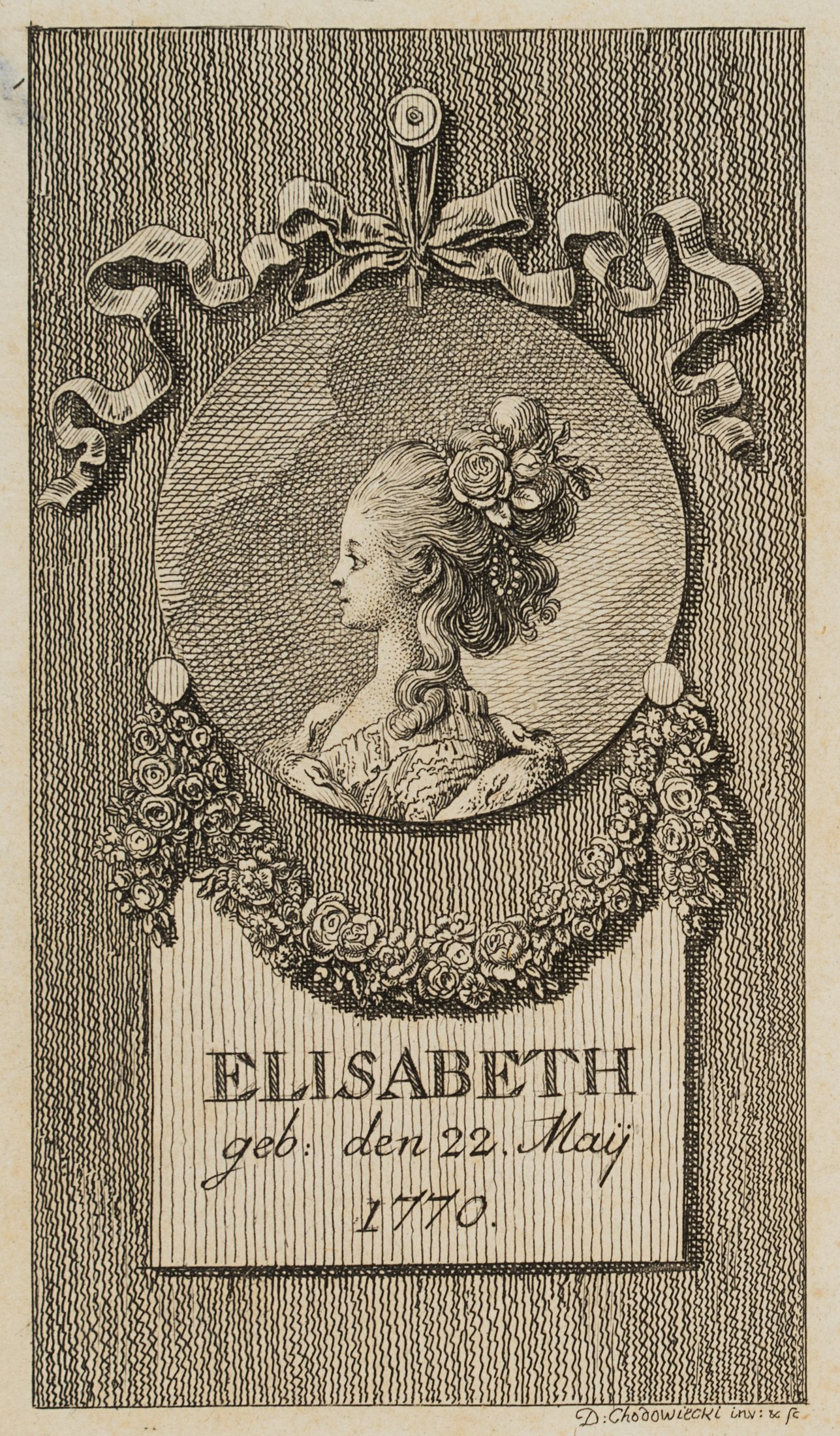 Titel und Portrait zum Lauenburger Kalender für 1779