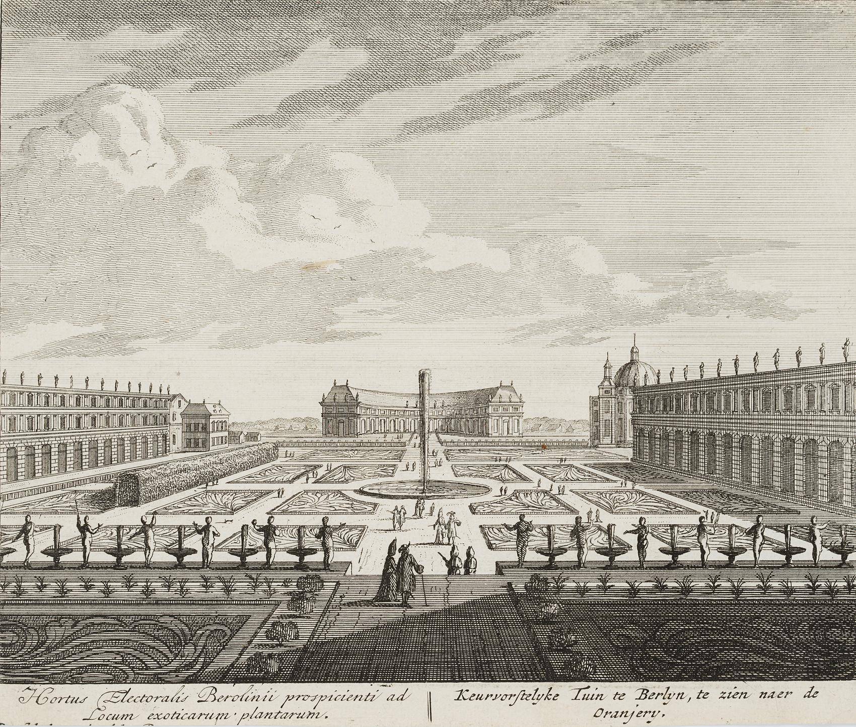 Ansicht des Berliner Lustgartens mit Stadtschloss