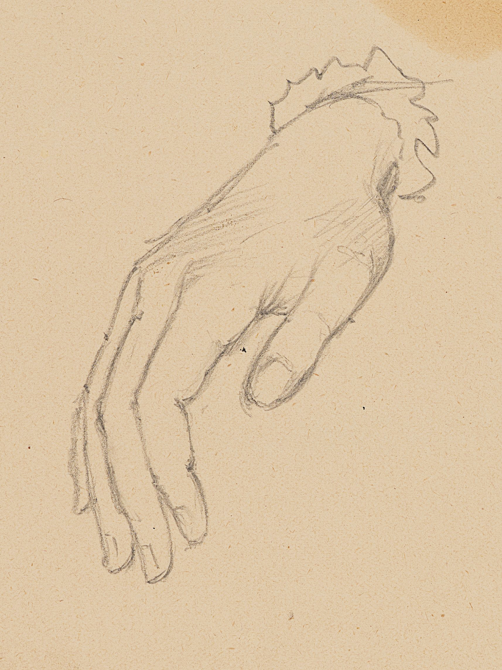 Handstudie mit Ärmelansatz