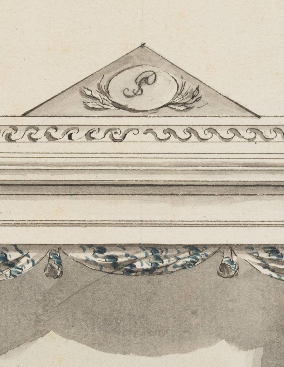 Entwurf einer Bühnenarchitektur, Klassizistische Kulisse