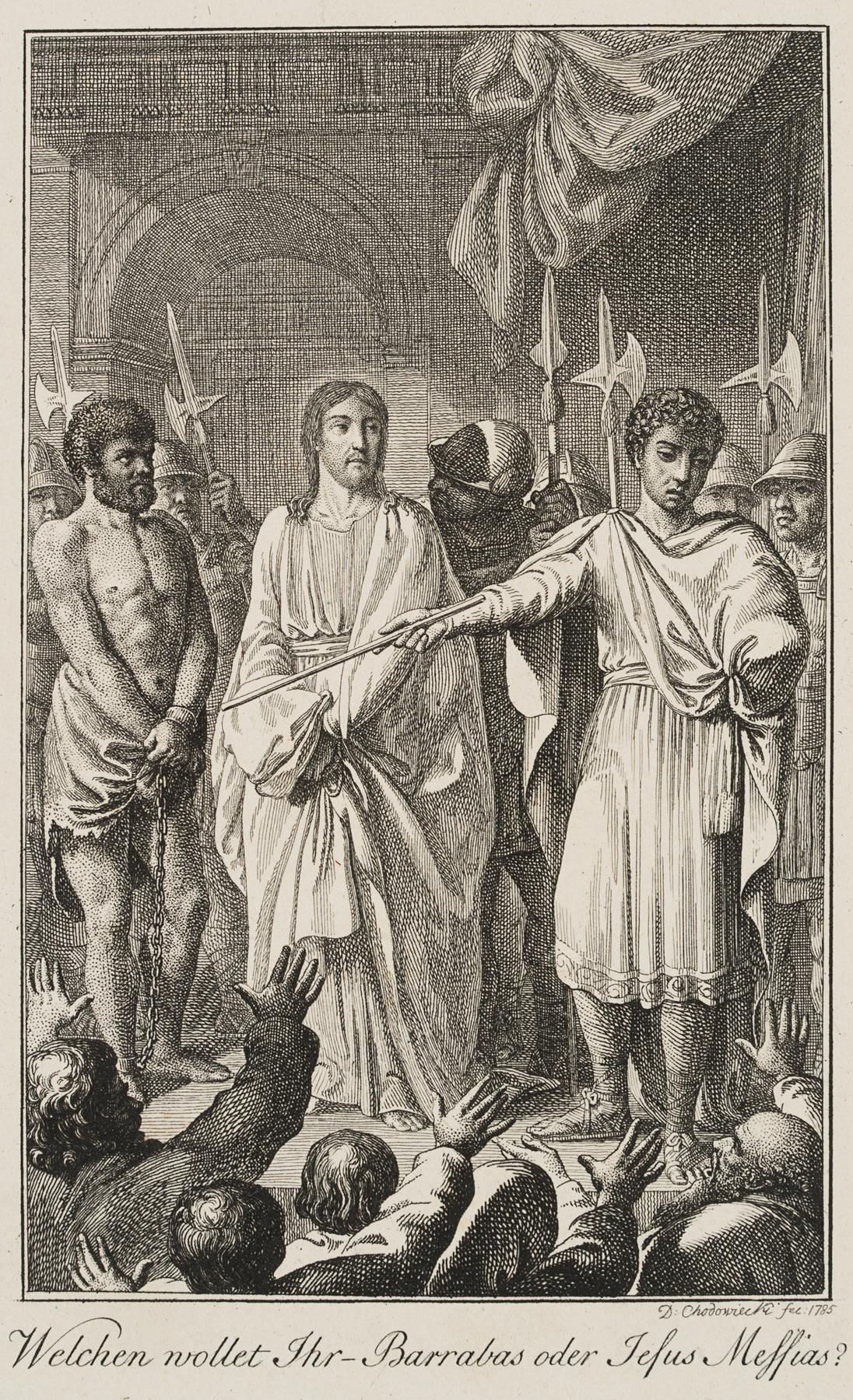 Jesus und Barrabas vor Pontius Pilatus