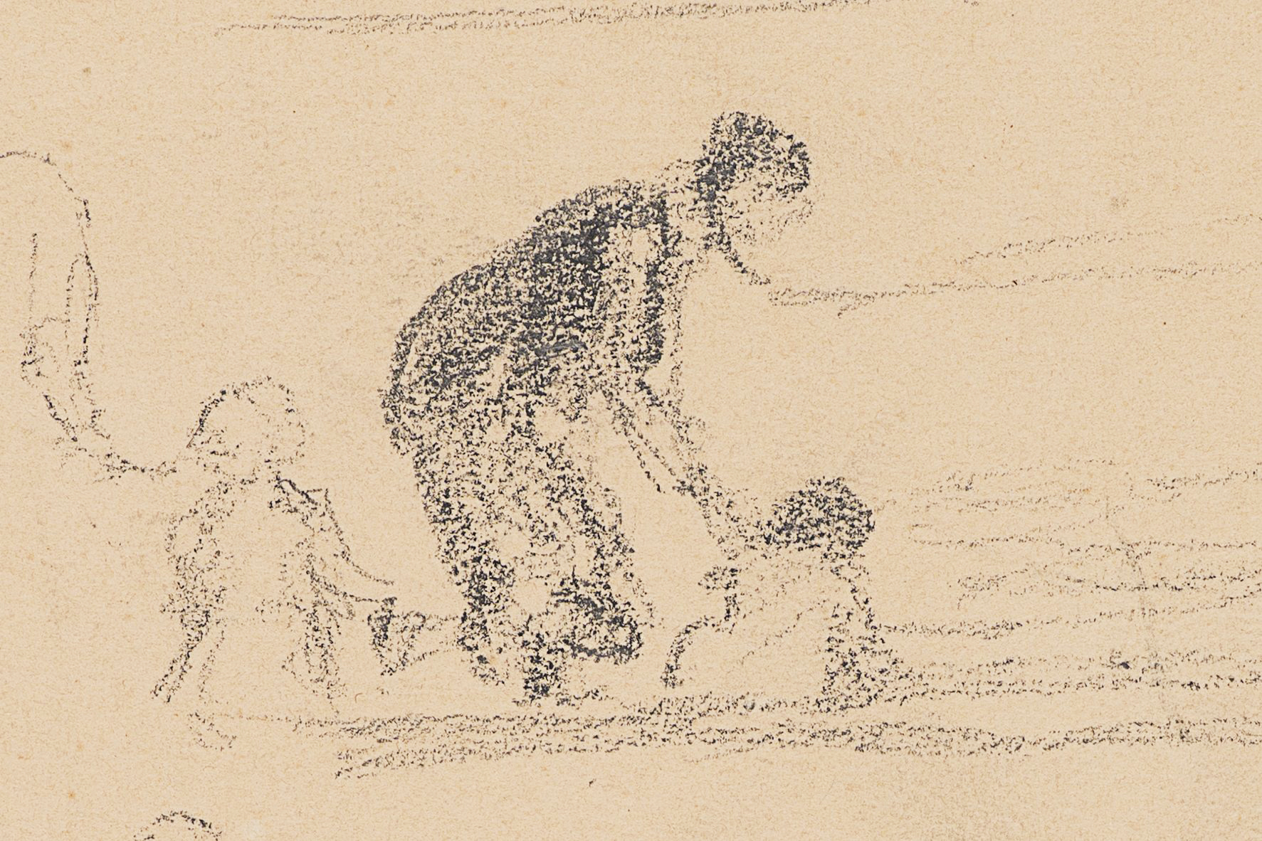 Figurenstudien mit Frauen und Kindern
