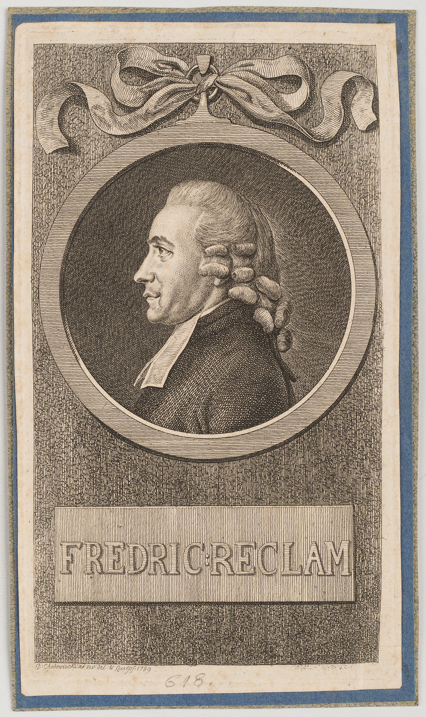 Porträt des Predigers Friedrich Reclam