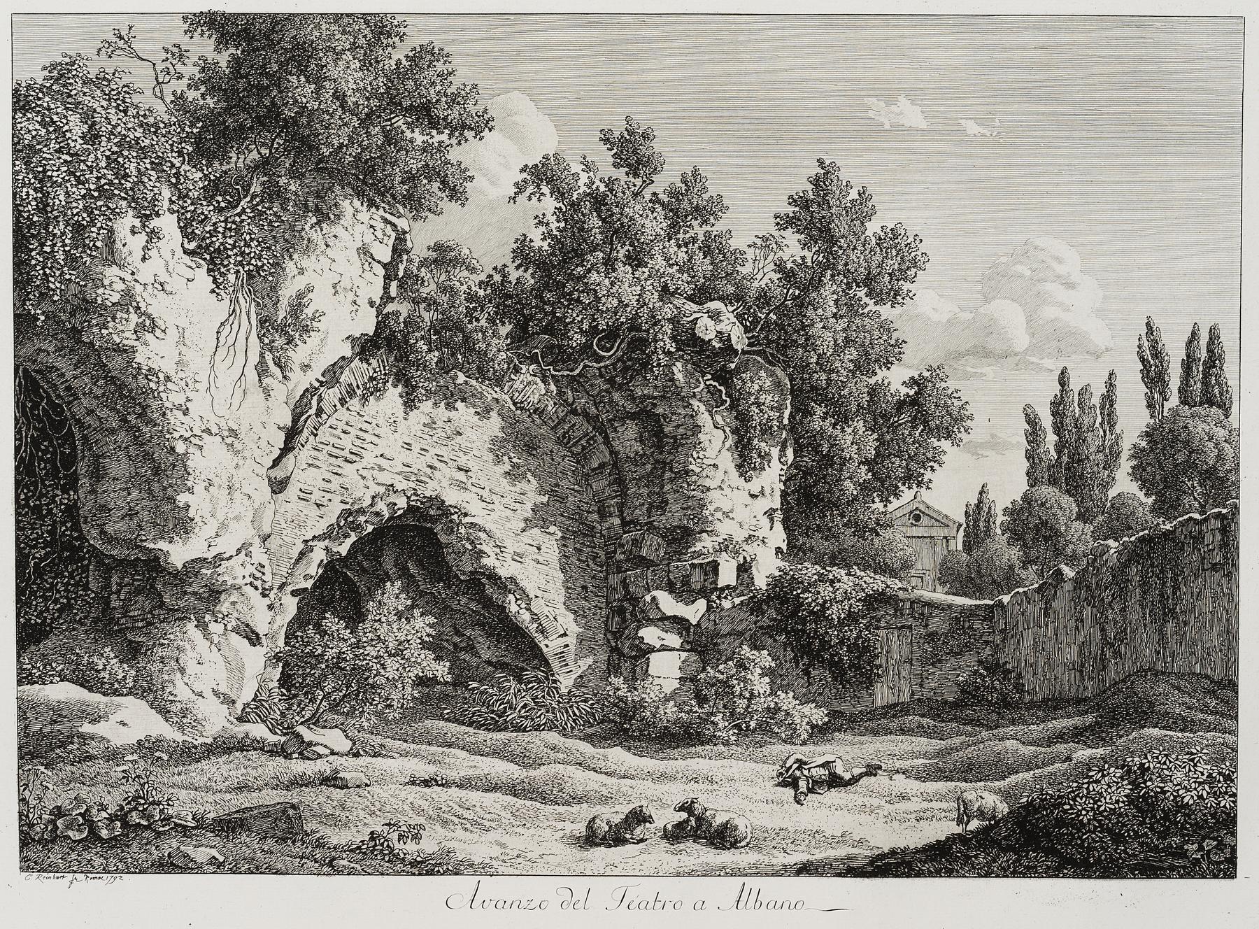 Das antike Theater in Albano Laziale