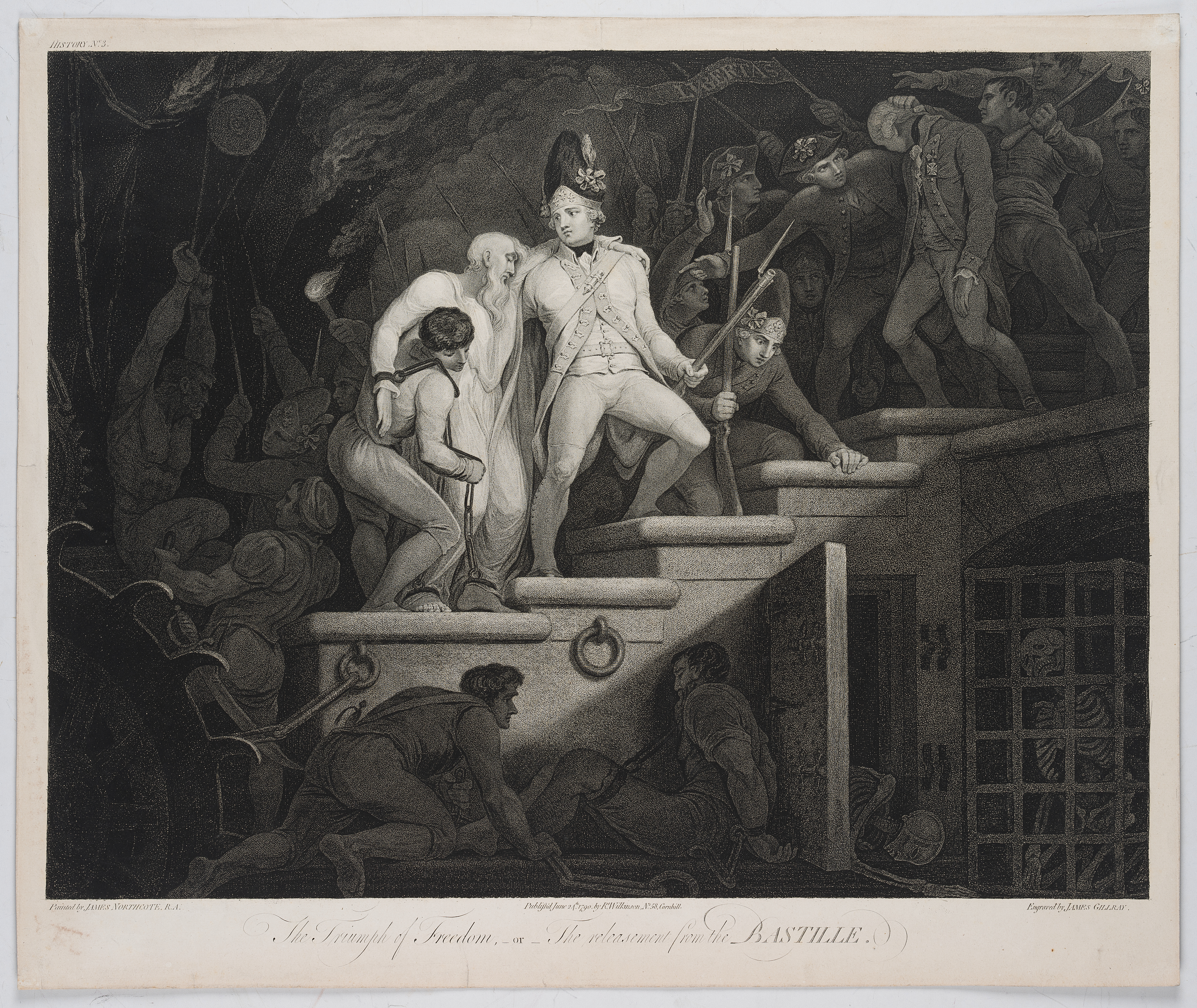 nach James Northcote: The Triumph of Freedom - Der Triumph der Freiheit