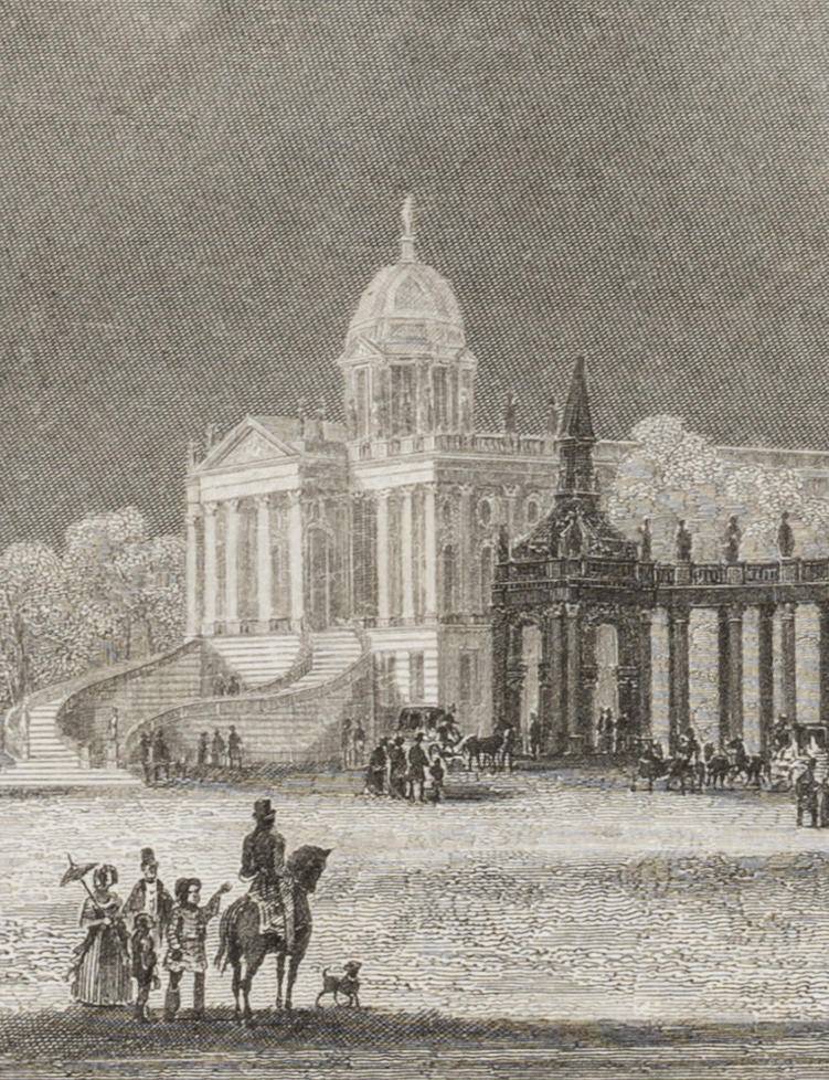 Ansicht der Communs in Potsdam