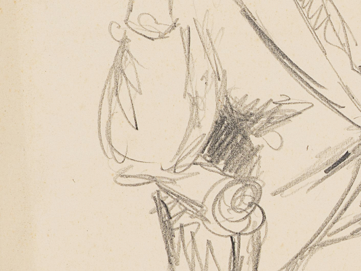 Studie eines telefonierenden Mannes