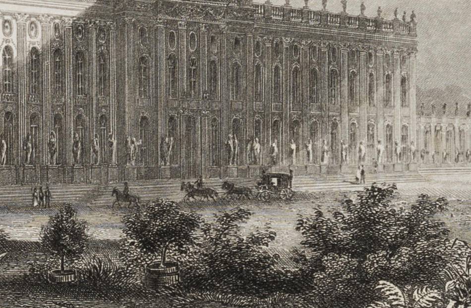 Ansicht des Neuen Palais in Potsdam