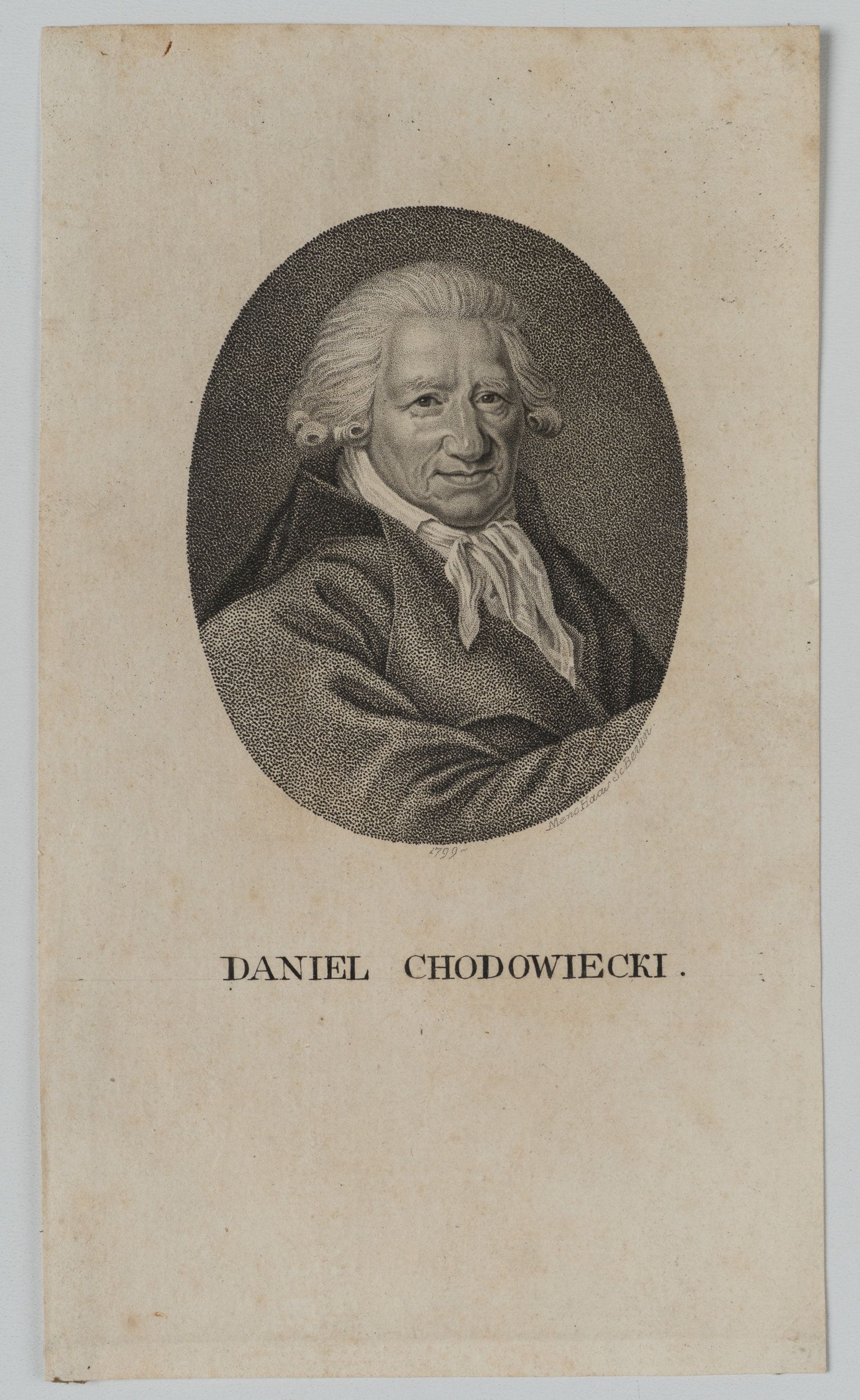 Porträt des Daniel Nikolaus Chodowiecki