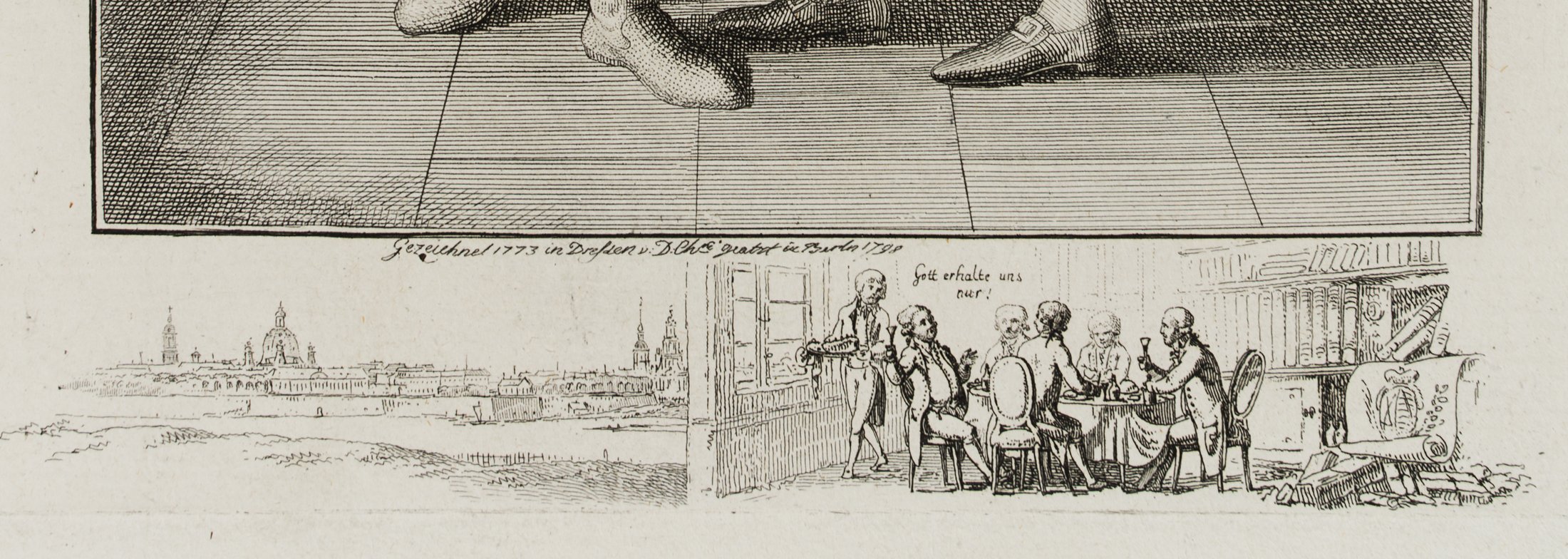 Der Antiquar Lippert und der Künstler Adrian Zingg