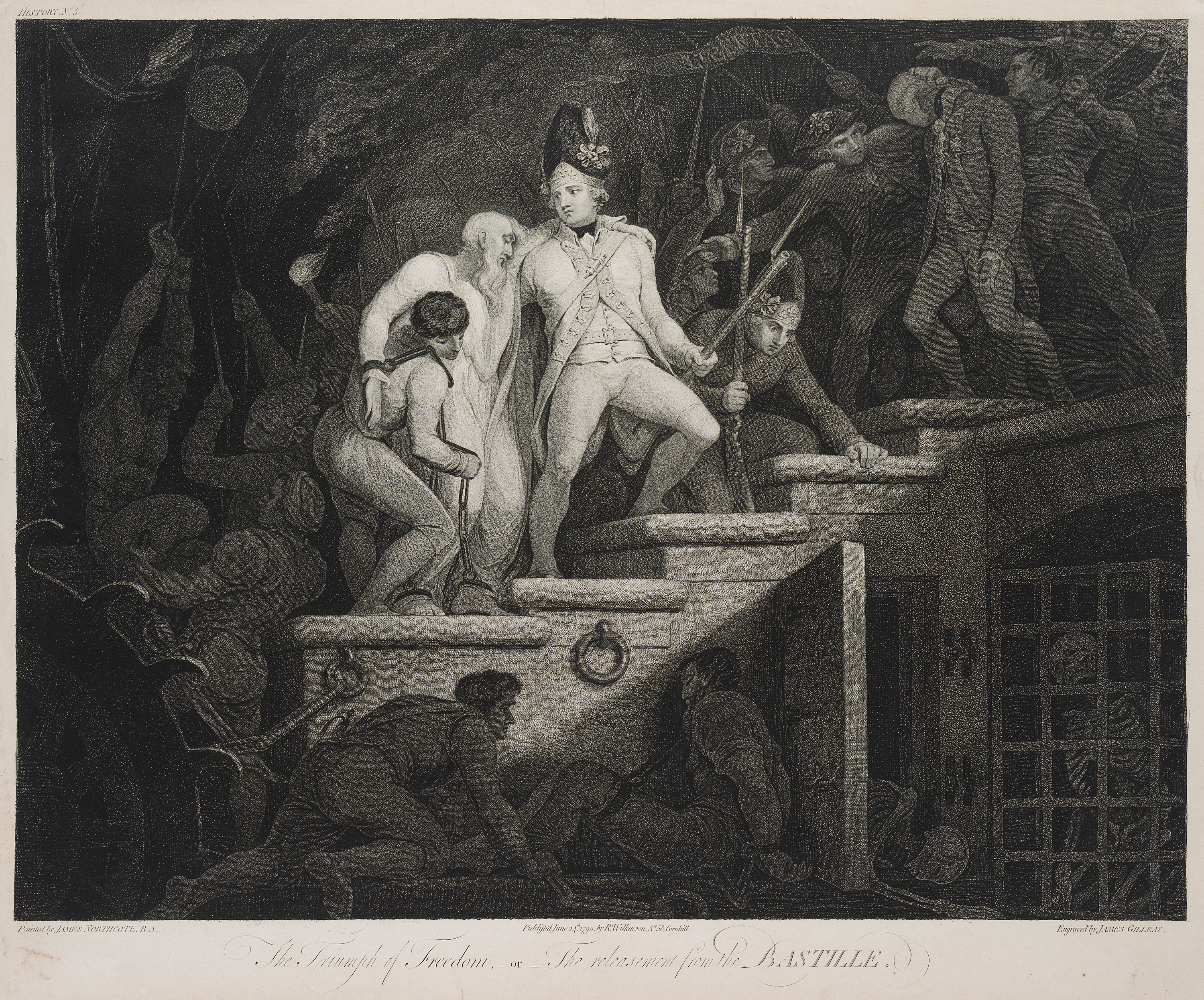 nach James Northcote: The Triumph of Freedom - Der Triumph der Freiheit