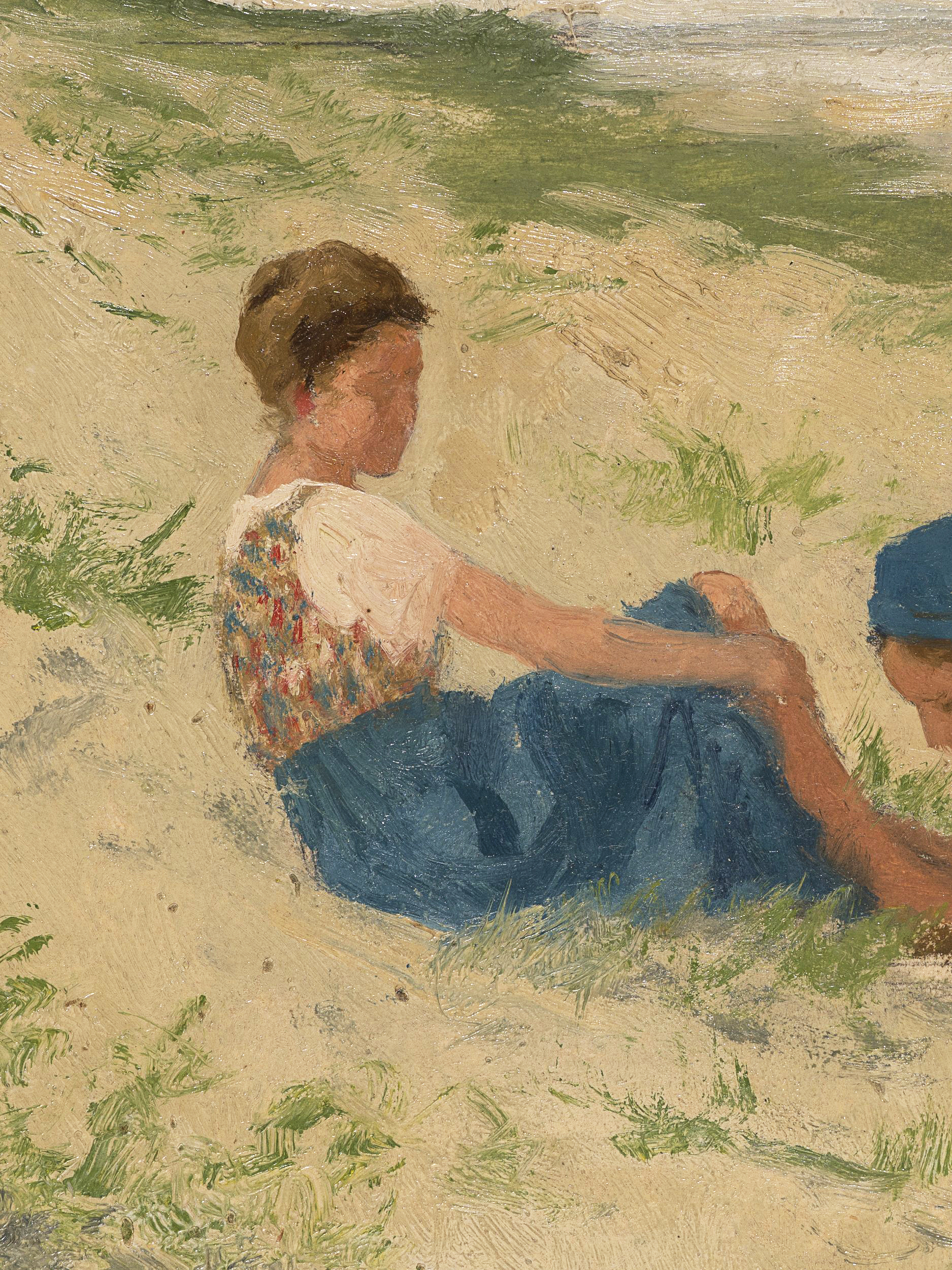 Zwei Frauen in den Dünen