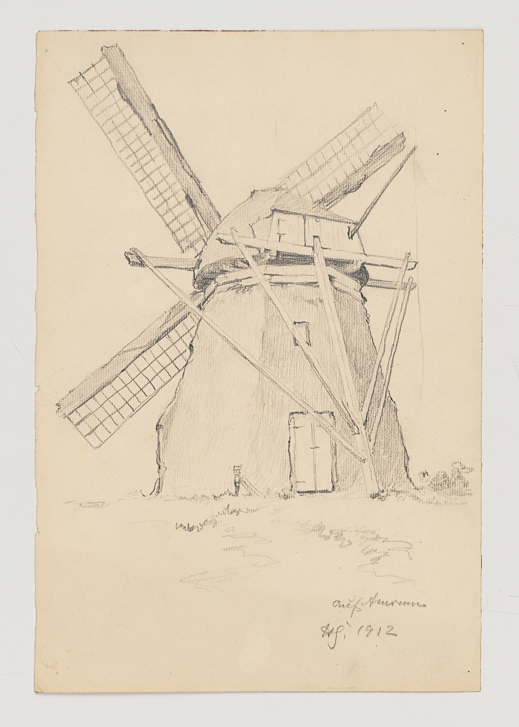 Studie einer Mühle auf Amrum