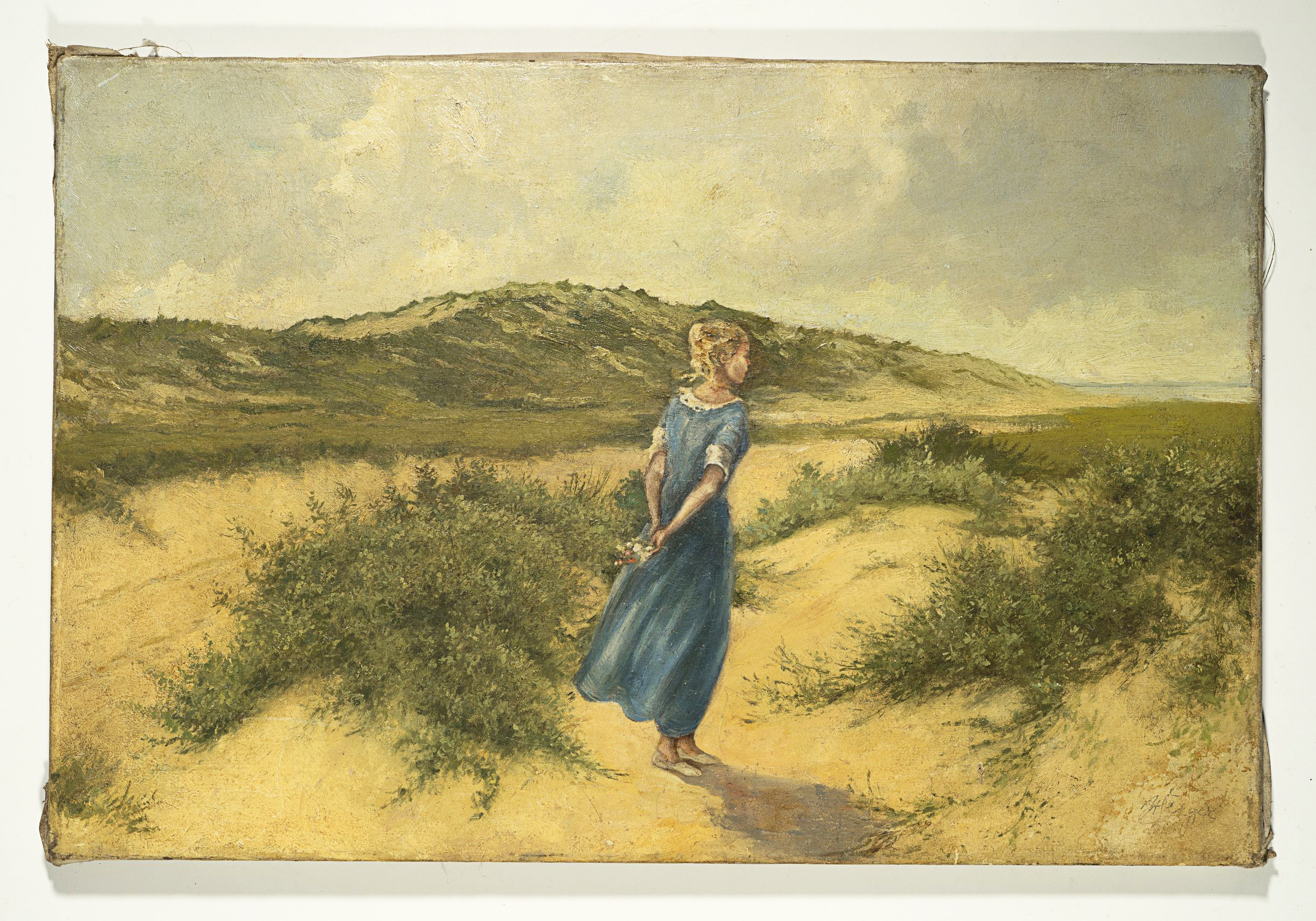 Mädchen in den Dünen