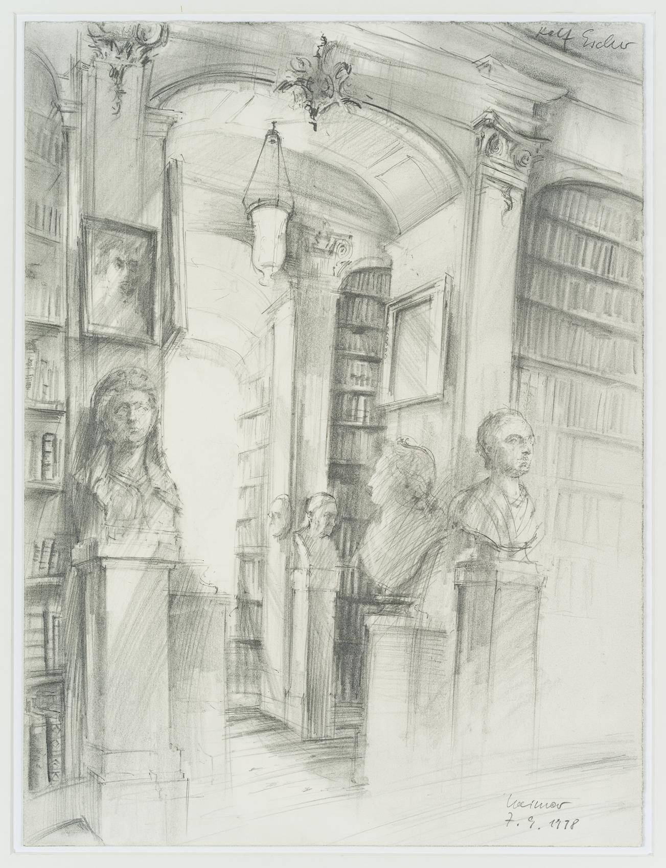 Blick in die Anna Amalia Bibliothek in Weimar