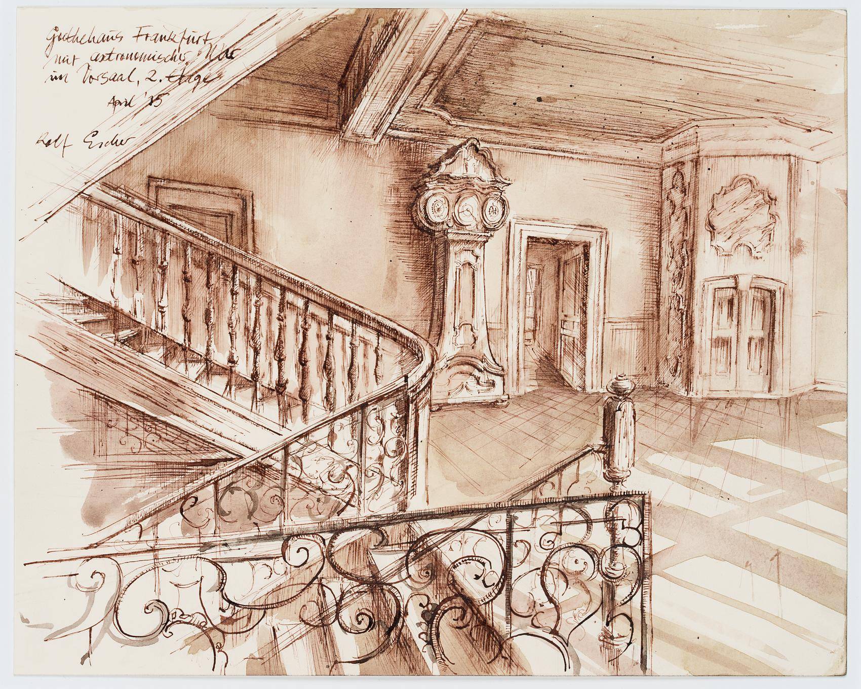 Vorsaal im Goethe-Haus in Frankfurt