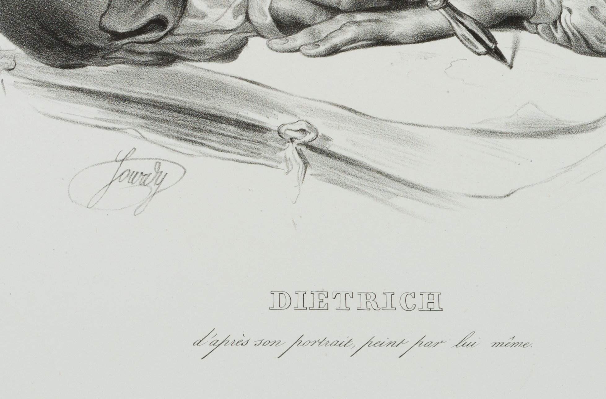 Porträt des Malers Christian Wilhelm Ernst Dietrich, gen. Dietricy (1712-1774)