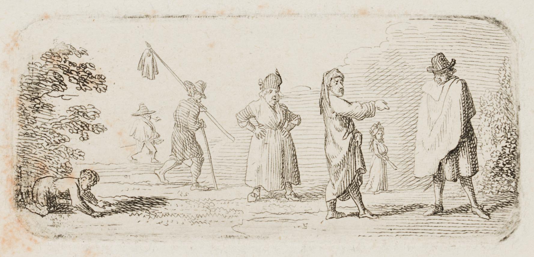 Pethion, Marat und das Fischweib (Poissarde)