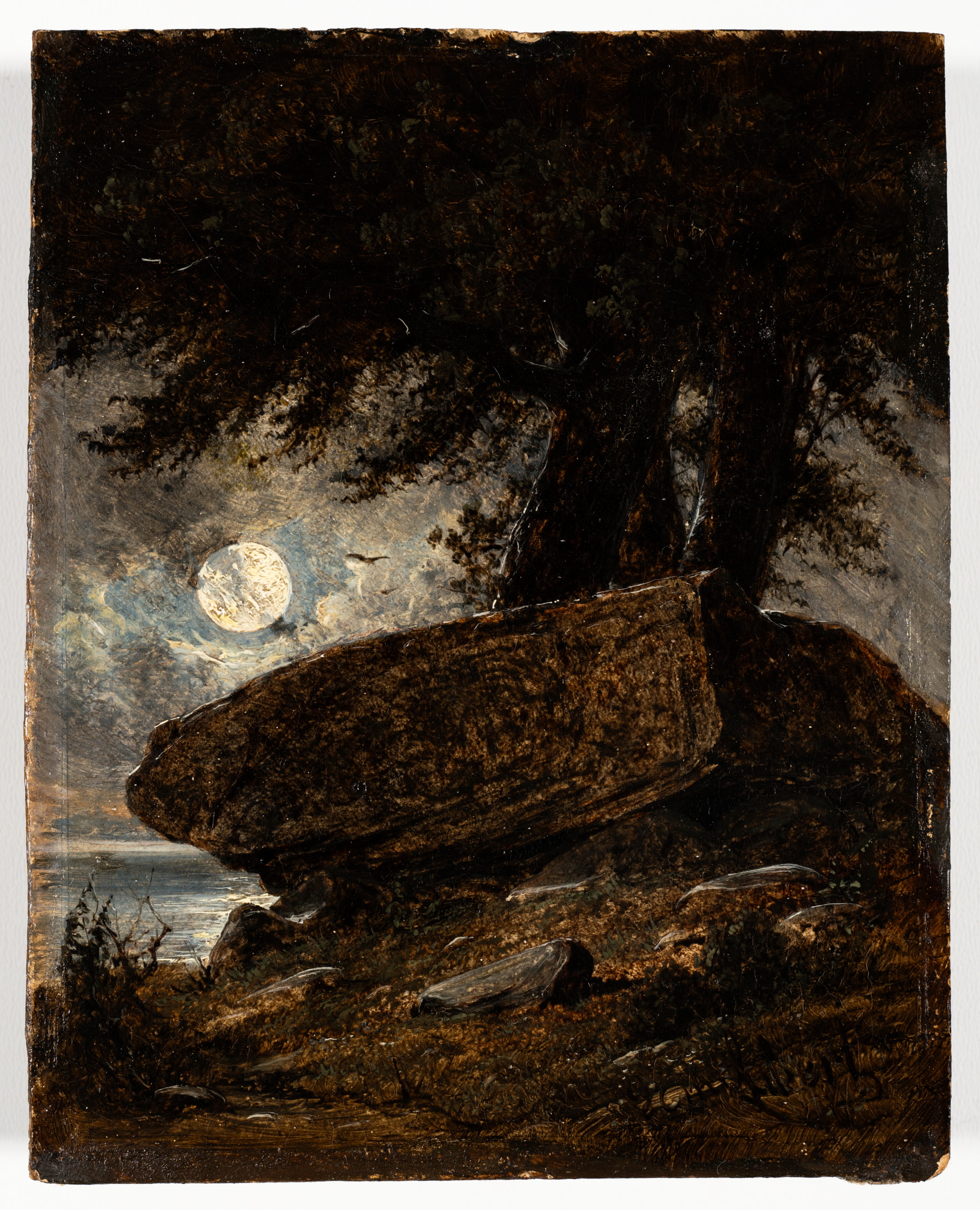 Hünengrab bei Vollmond