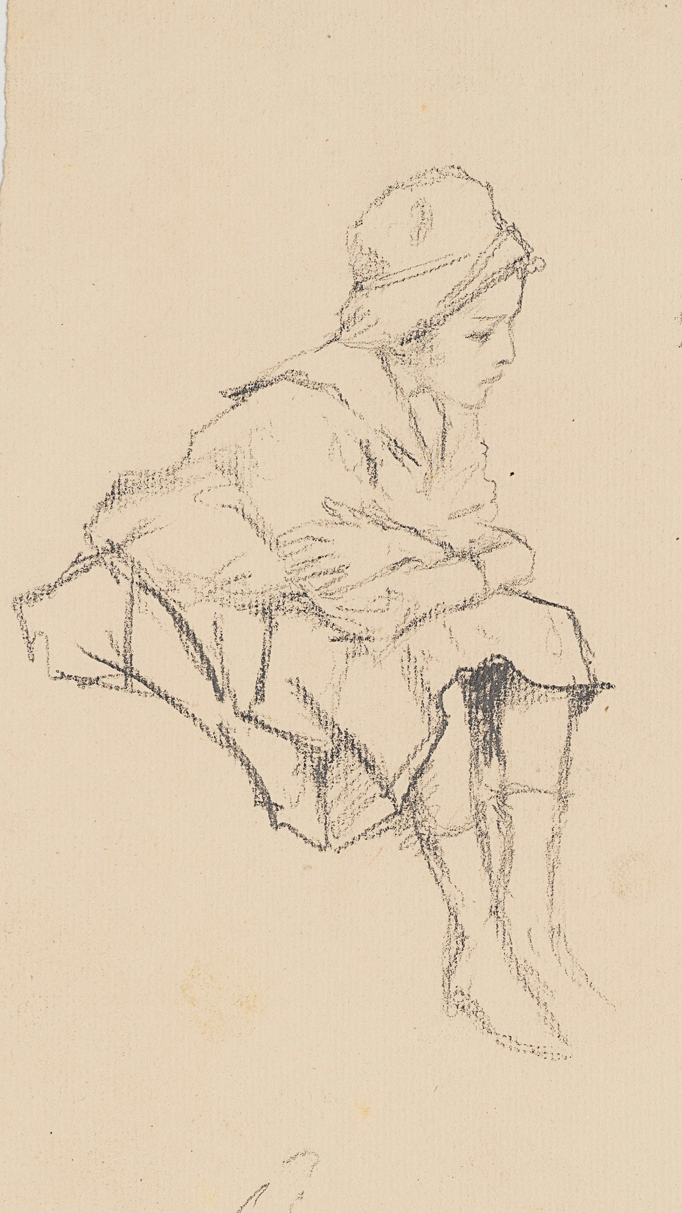 Sitzende Frau - Figurenstudien