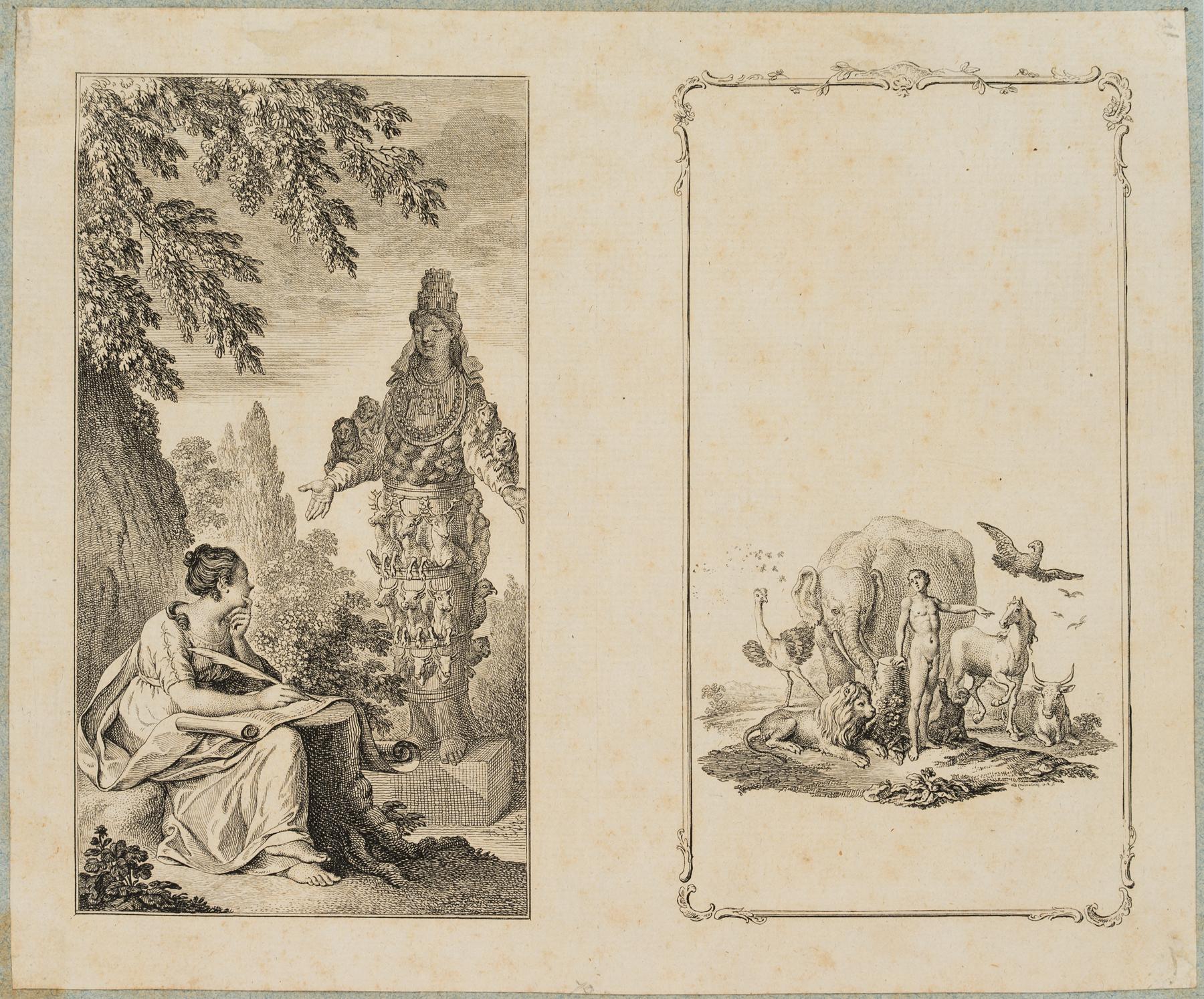 Diana von Ephesus mit der Geschichte & Mensch in Tiergruppe