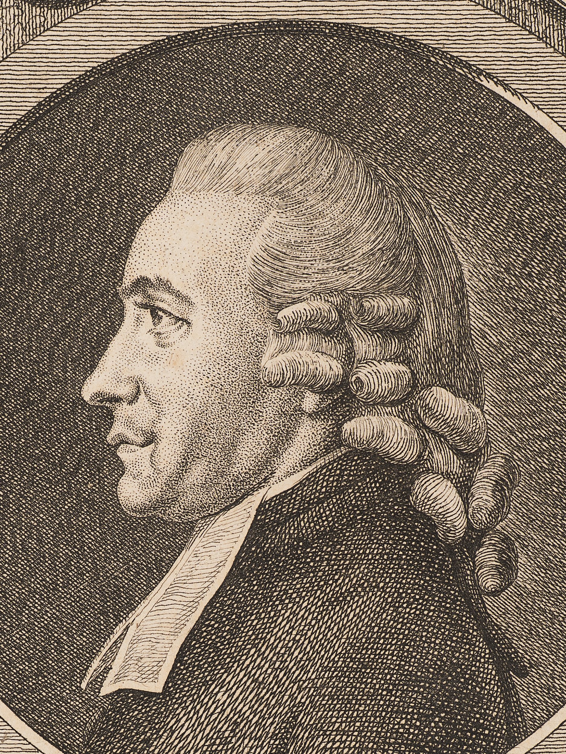 Porträt des Predigers Friedrich Reclam