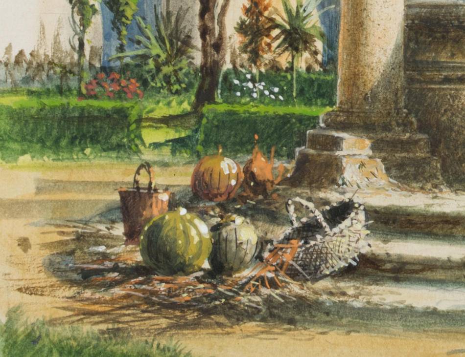 Mönch am Brunnen