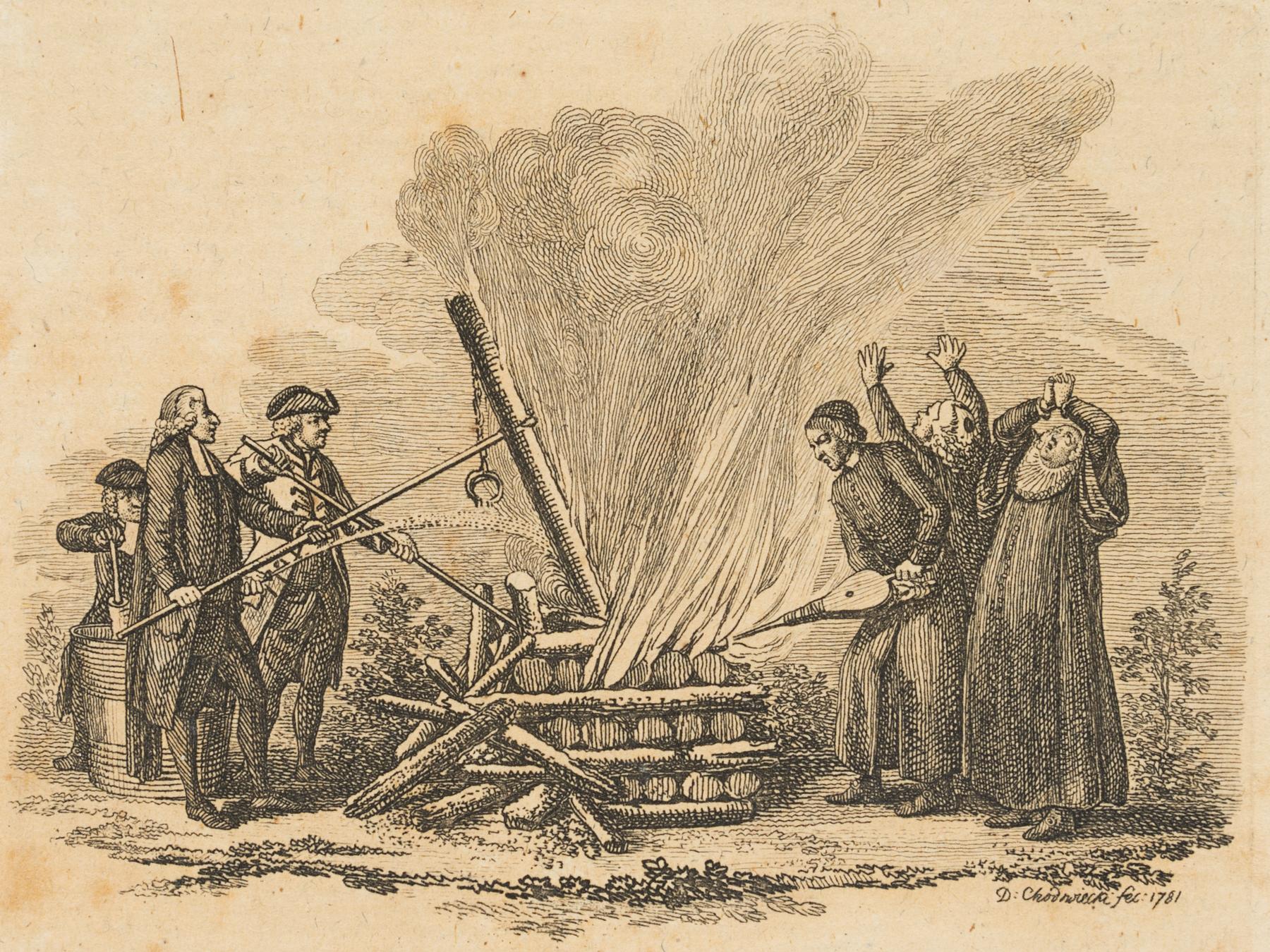 Theologischer Diskurs am Scheiterhaufen