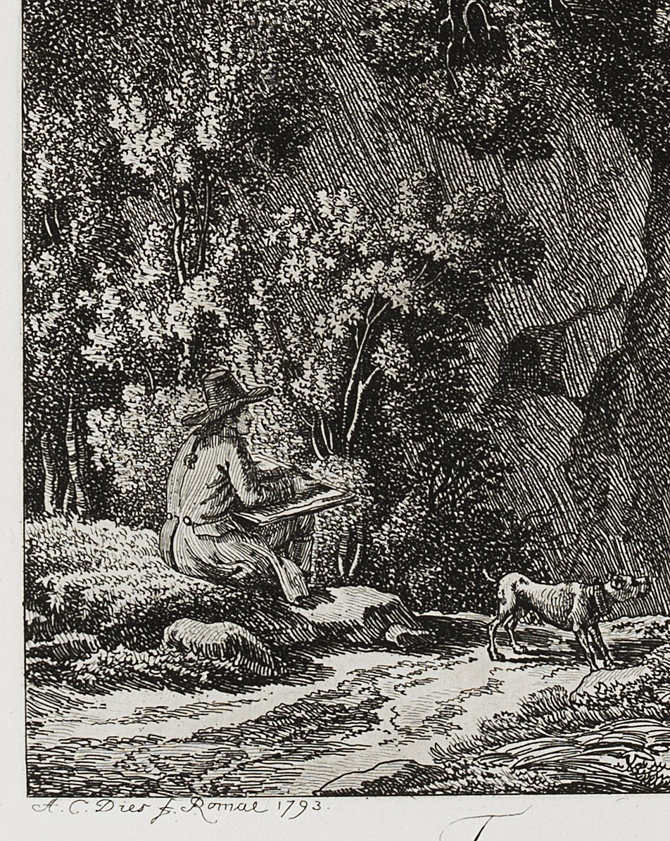Die Tempel der Vesta und der Sybille in Tivoli